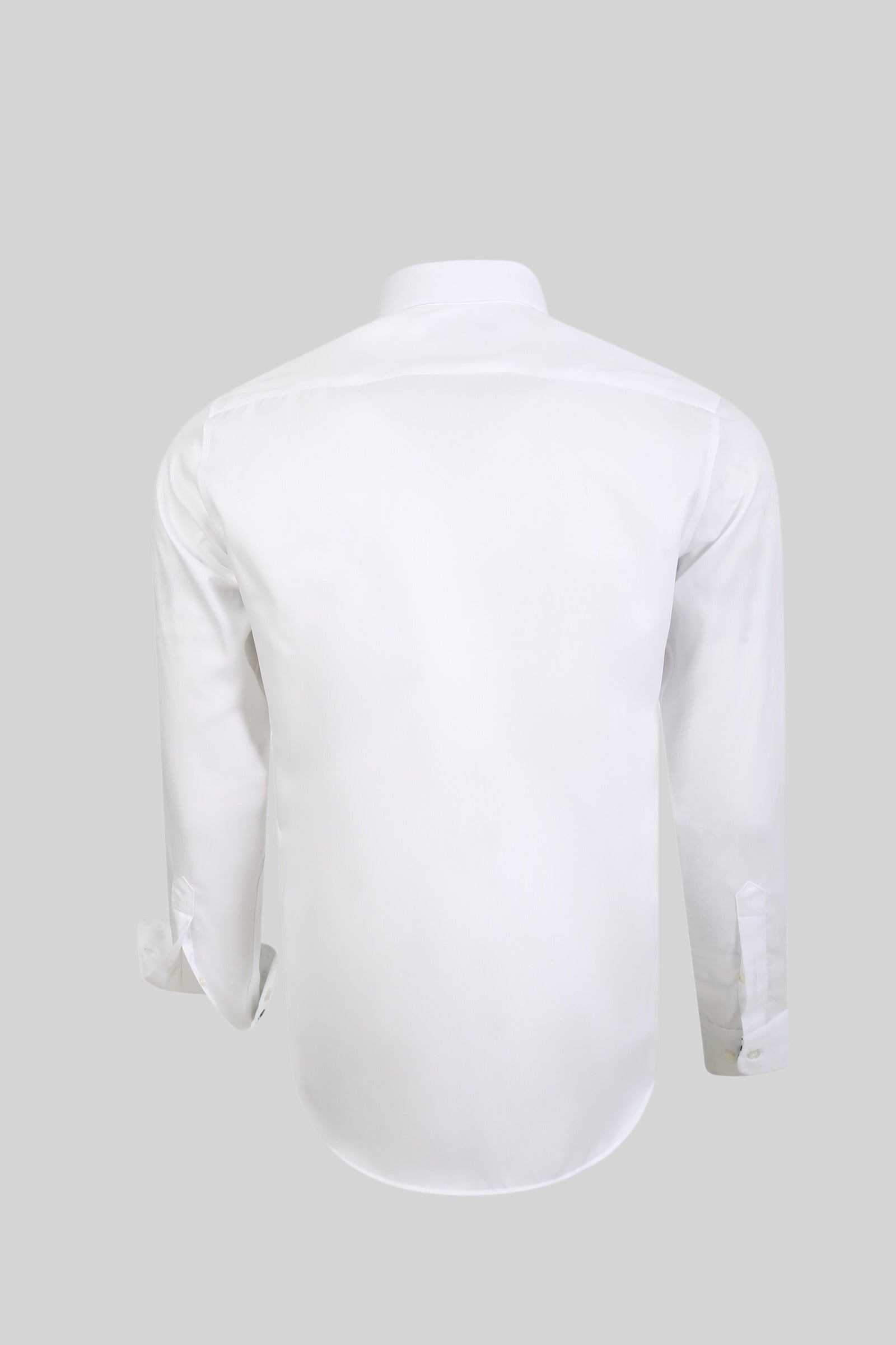 Non-Iron Twill 100% Cotton Slim Fit Shirt with Floral Contrast Details – Model 25-019