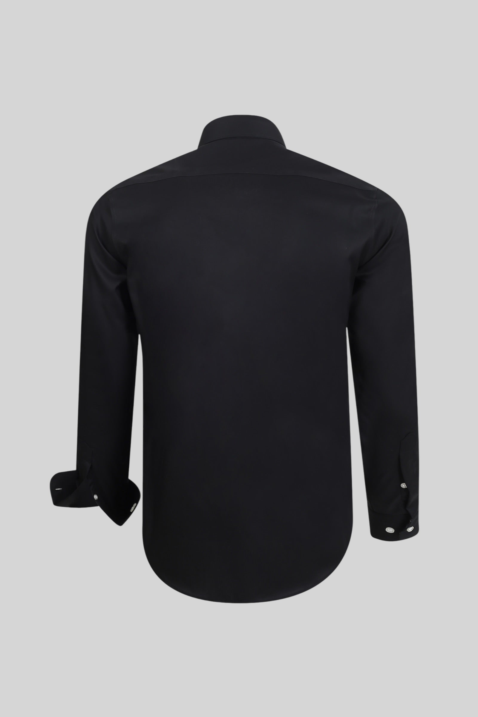 Non-Iron 100% Cotton Slim Fit Shirt with Floral Contrast Details – Model 25-024