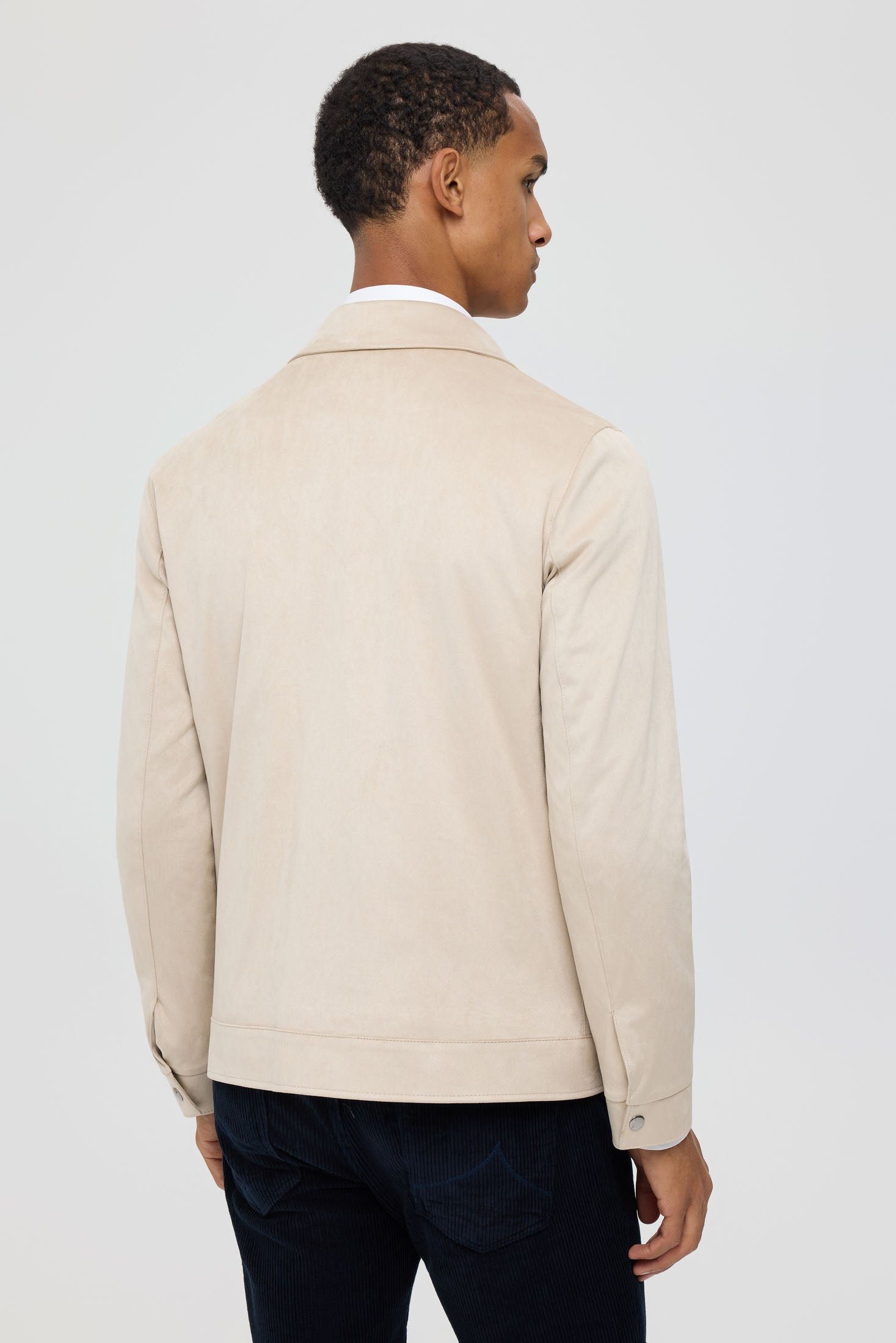 Men's Premium Lightweight Jacket – Suede-Effect Nubuck Finish | Style 6063