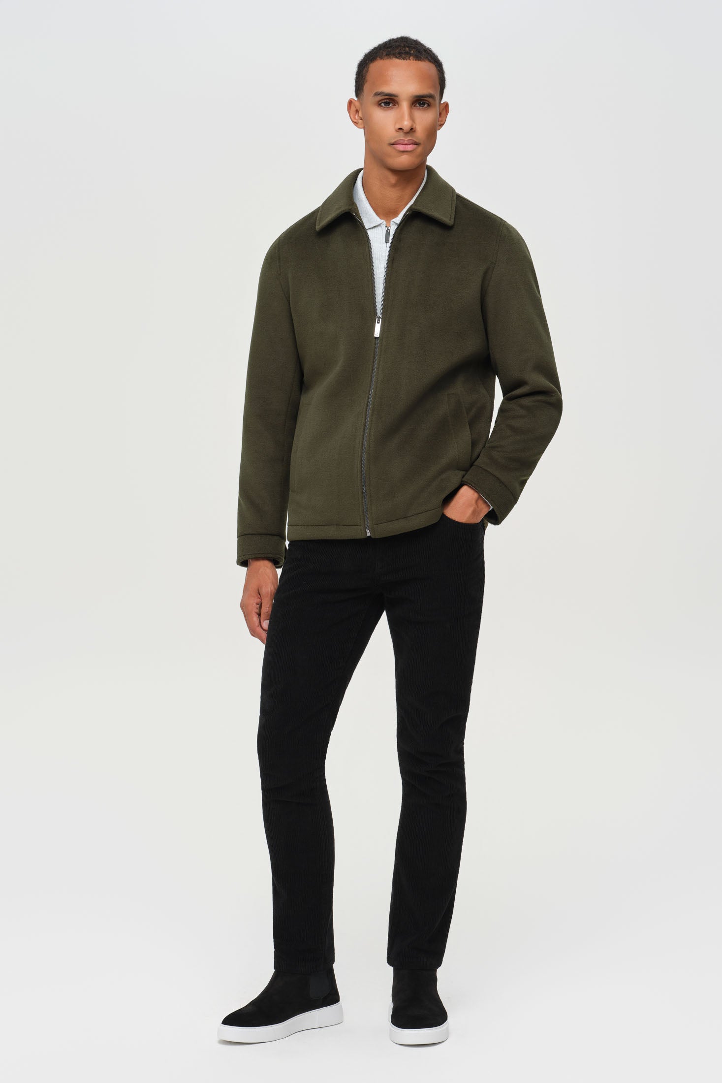 Men’s Premium Lightweight Jacket – Melton Touch | Style 6067
