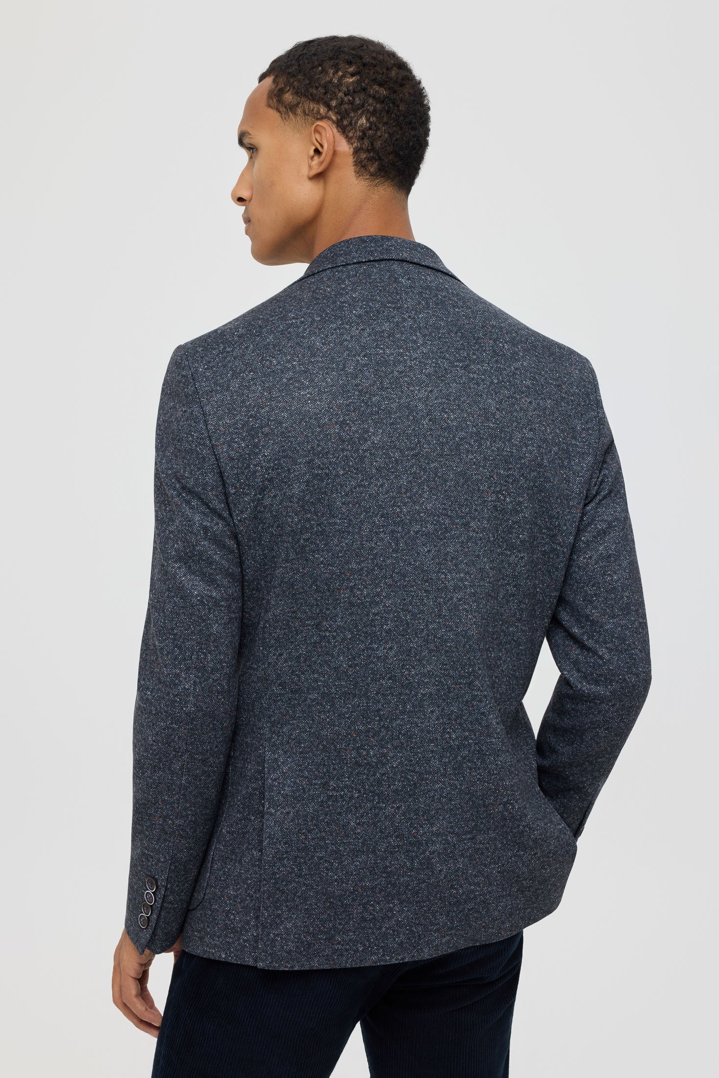 Hochwertiger Herren-Strickblazer – Klassische Strickstruktur | Modell 7184