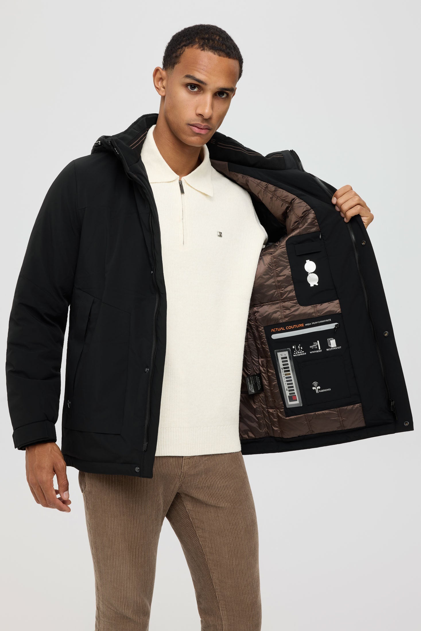 Men's Premium Puffer Coat – Technical Insulated Fabric | Style 6061
