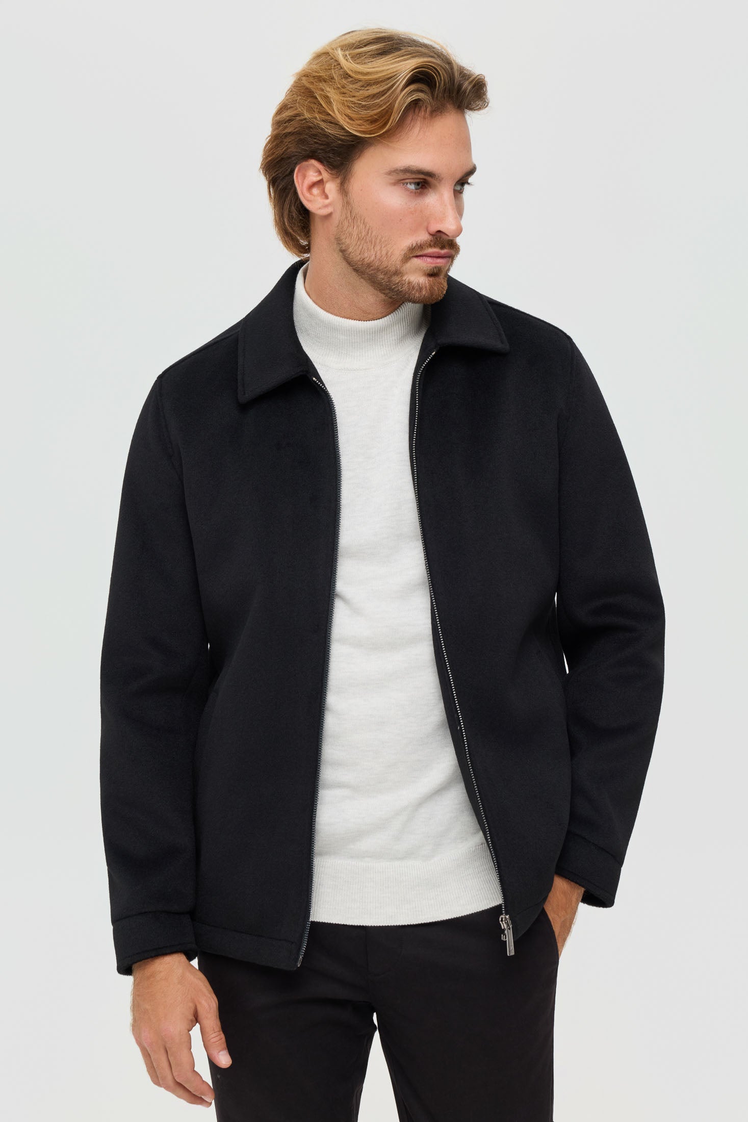 Men’s Premium Lightweight Jacket – Melton Touch | Style 6067