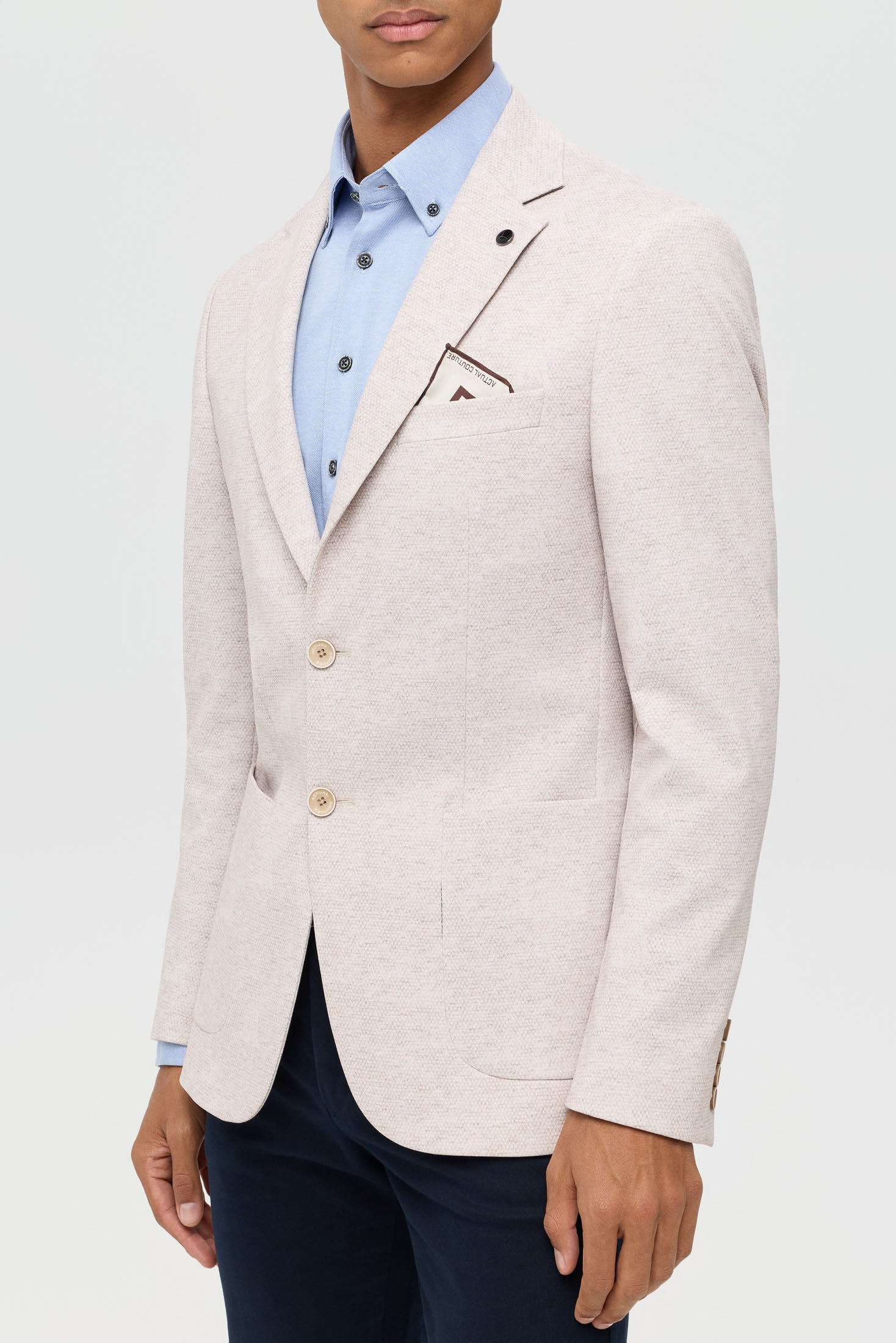 Hochwertiger Herren-Strickblazer – Moderner Stretch-Komfort | Modell 7187