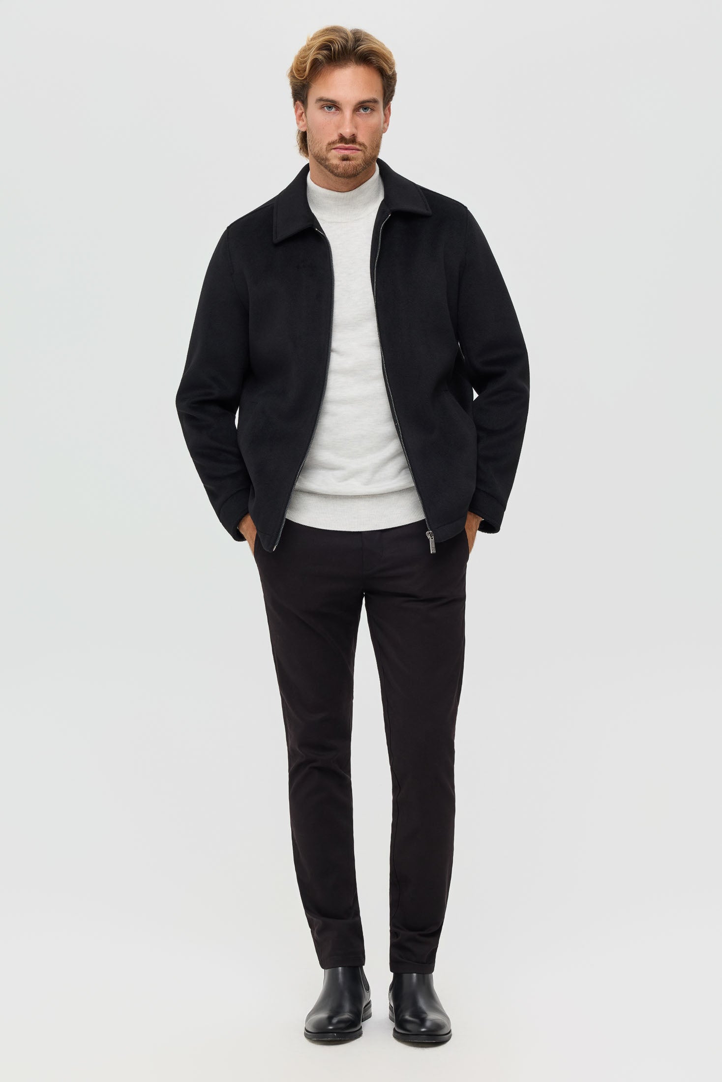 Men’s Premium Lightweight Jacket – Melton Touch | Style 6067