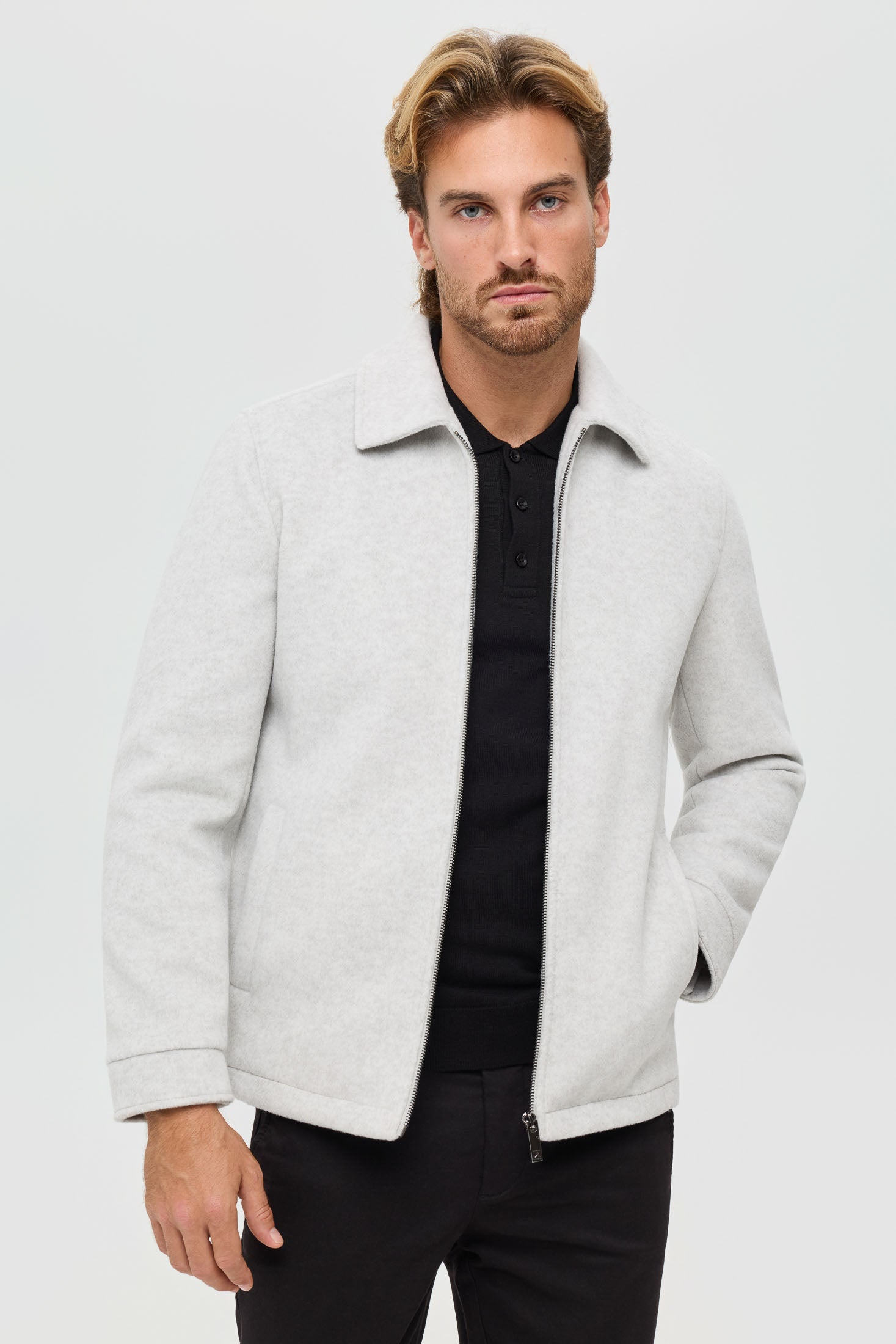 Men’s Premium Lightweight Jacket – Melton Touch | Style 6067