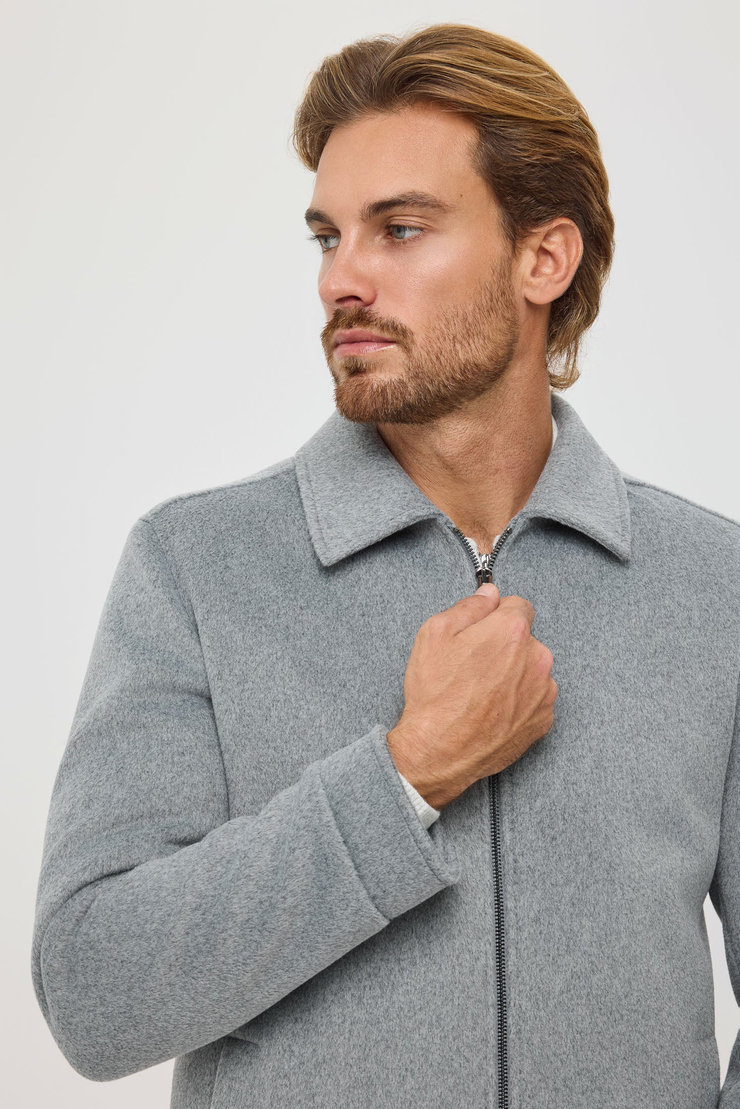 Men’s Premium Lightweight Jacket – Melton Touch | Style 6067