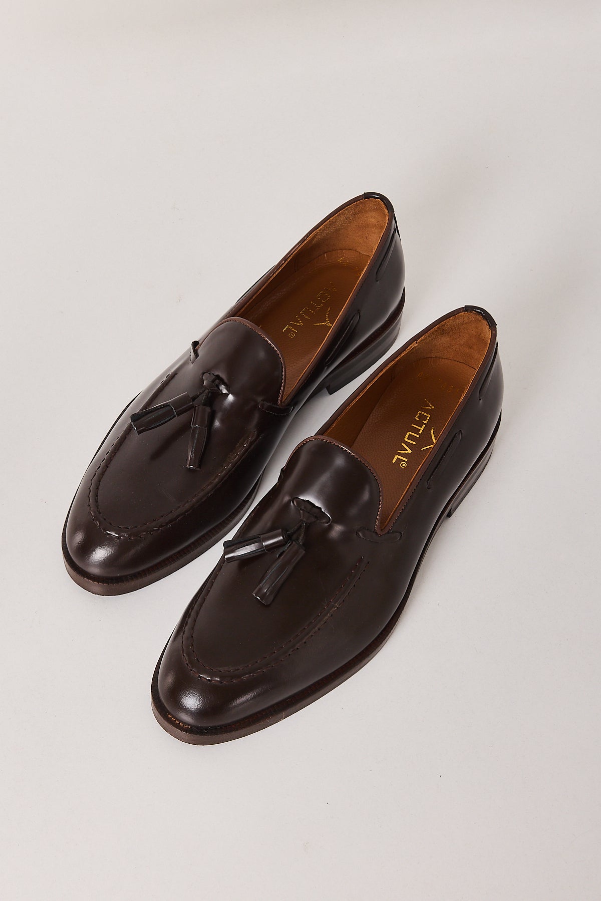 Premium-Herren-Slipper aus Leder mit Quasten – Echtes Vollnarbenleder