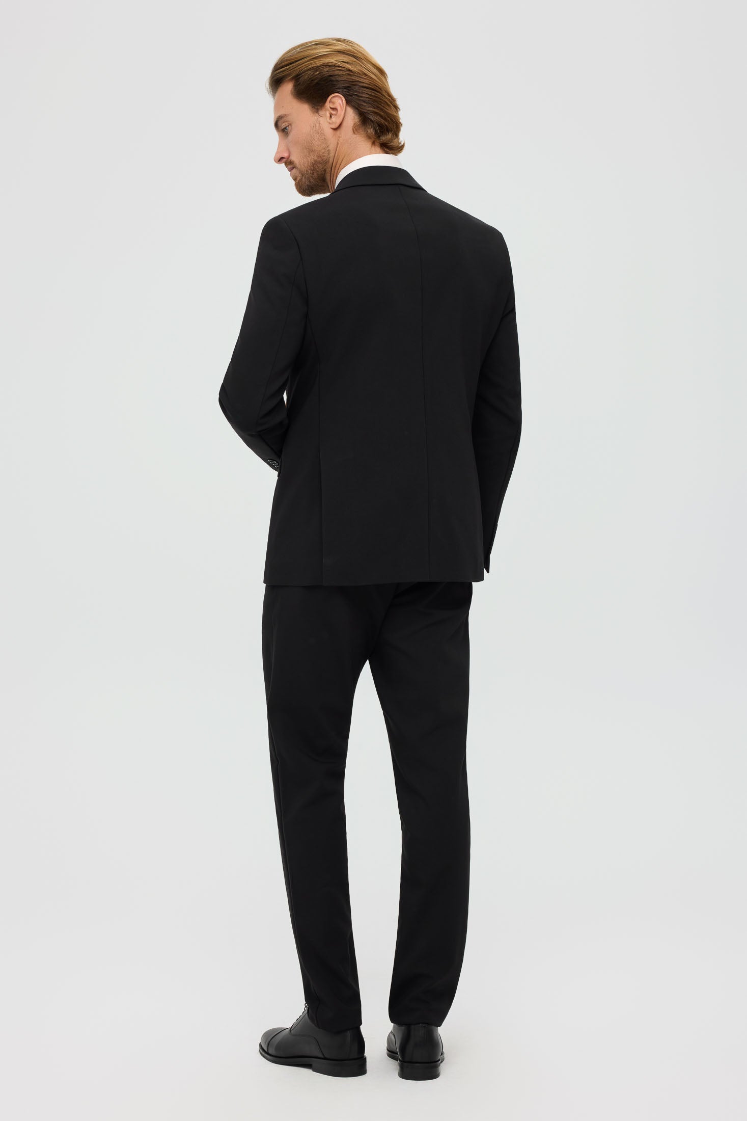 Men’s Modern Tailored Suit – Stretch Cotton Elegance | Style 4073