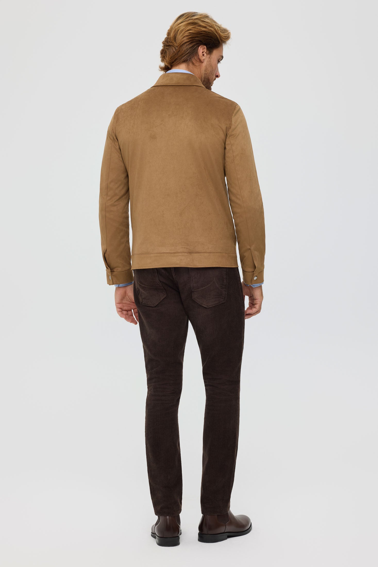 Men's Premium Lightweight Jacket – Suede-Effect Nubuck Finish | Style 6063