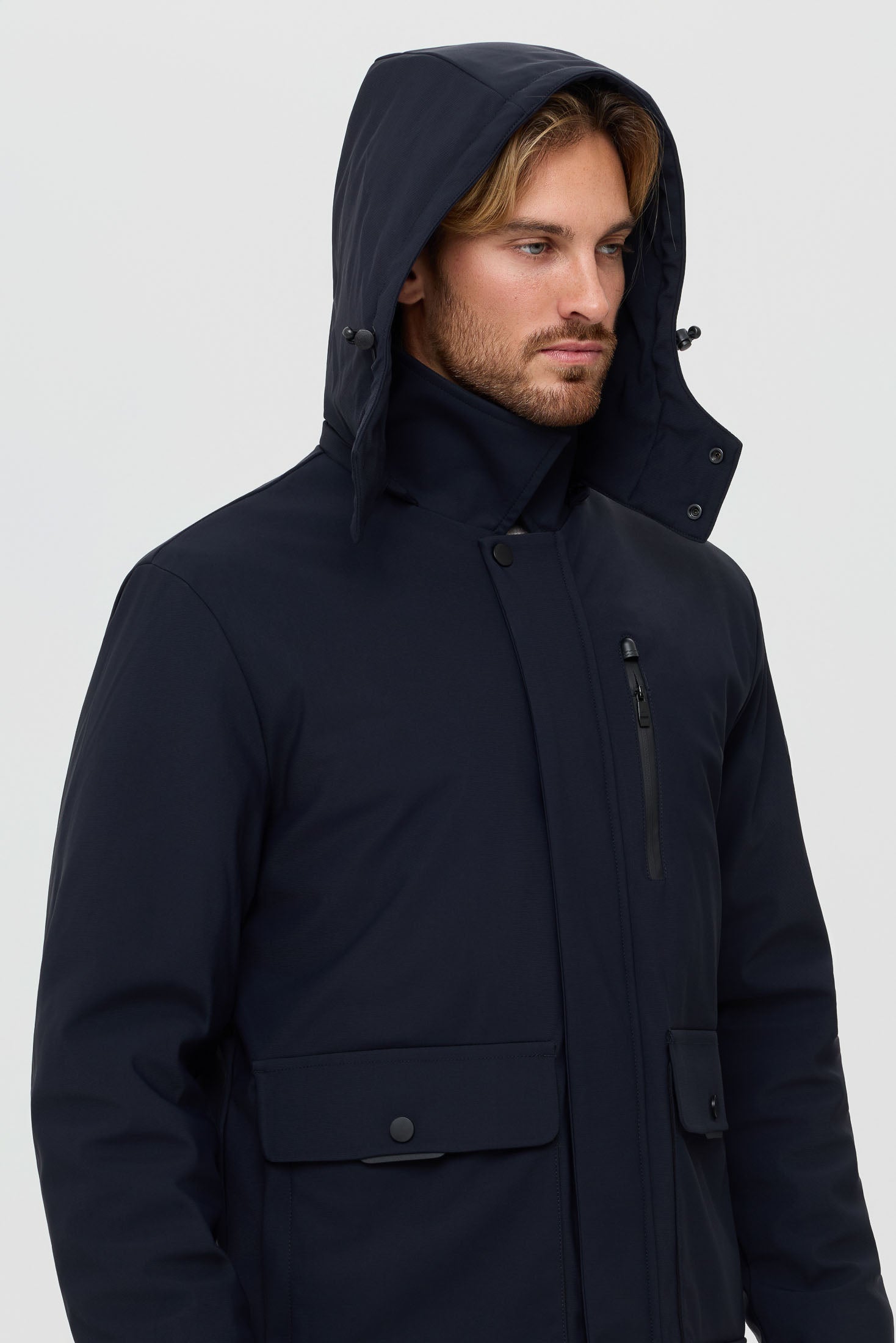 Hochwertiger Herren-Steppmantel – Technisches Isoliergewebe | Modell 6062