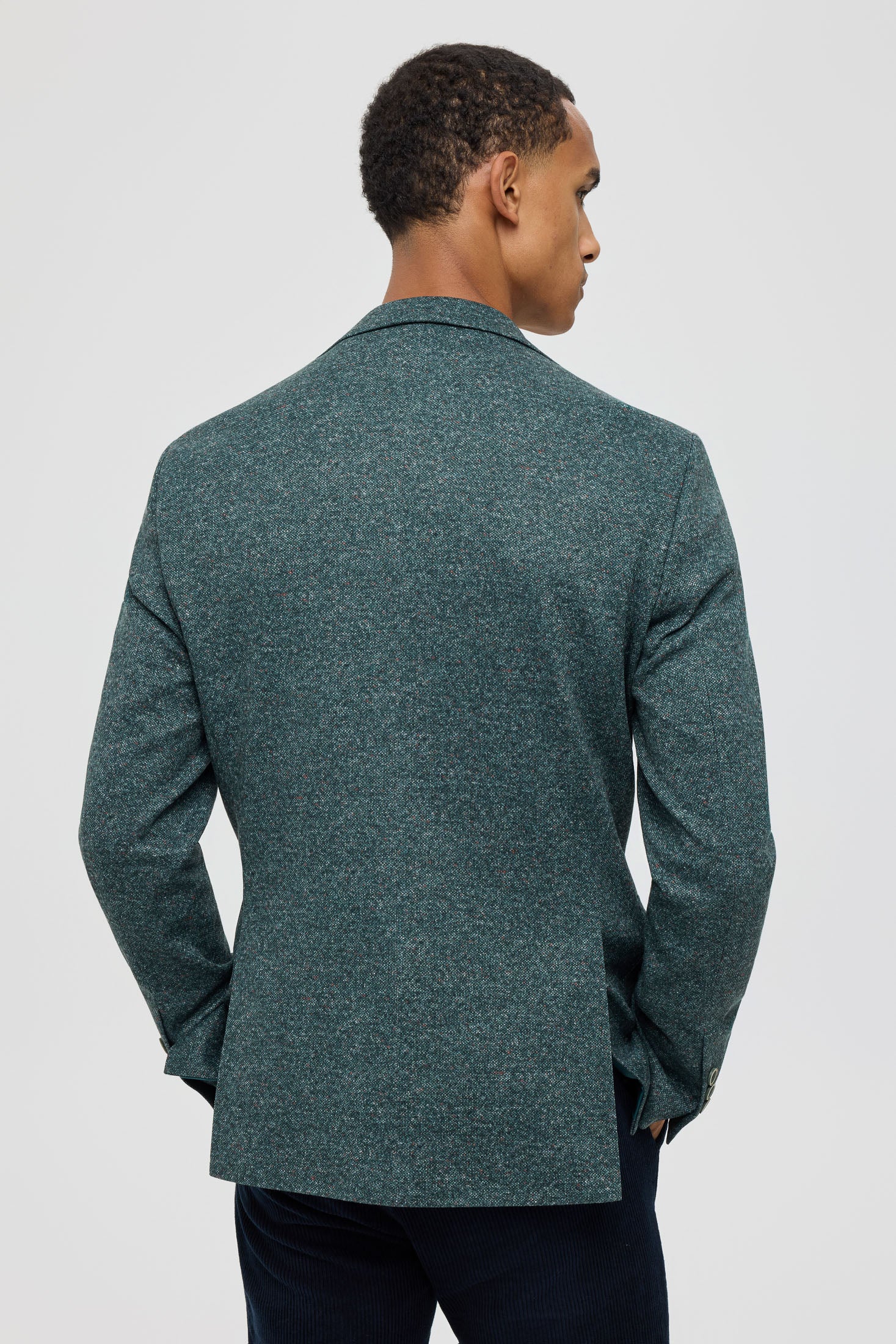 Hochwertiger Herren-Strickblazer – Klassische Strickstruktur | Modell 7184