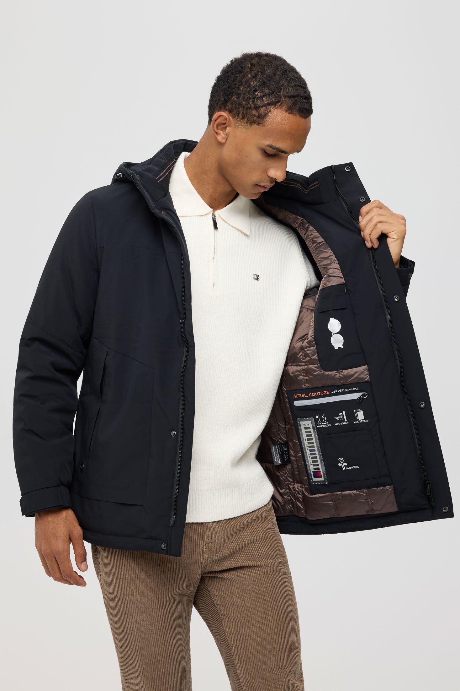 Men's Premium Puffer Coat – Technical Insulated Fabric | Style 6061