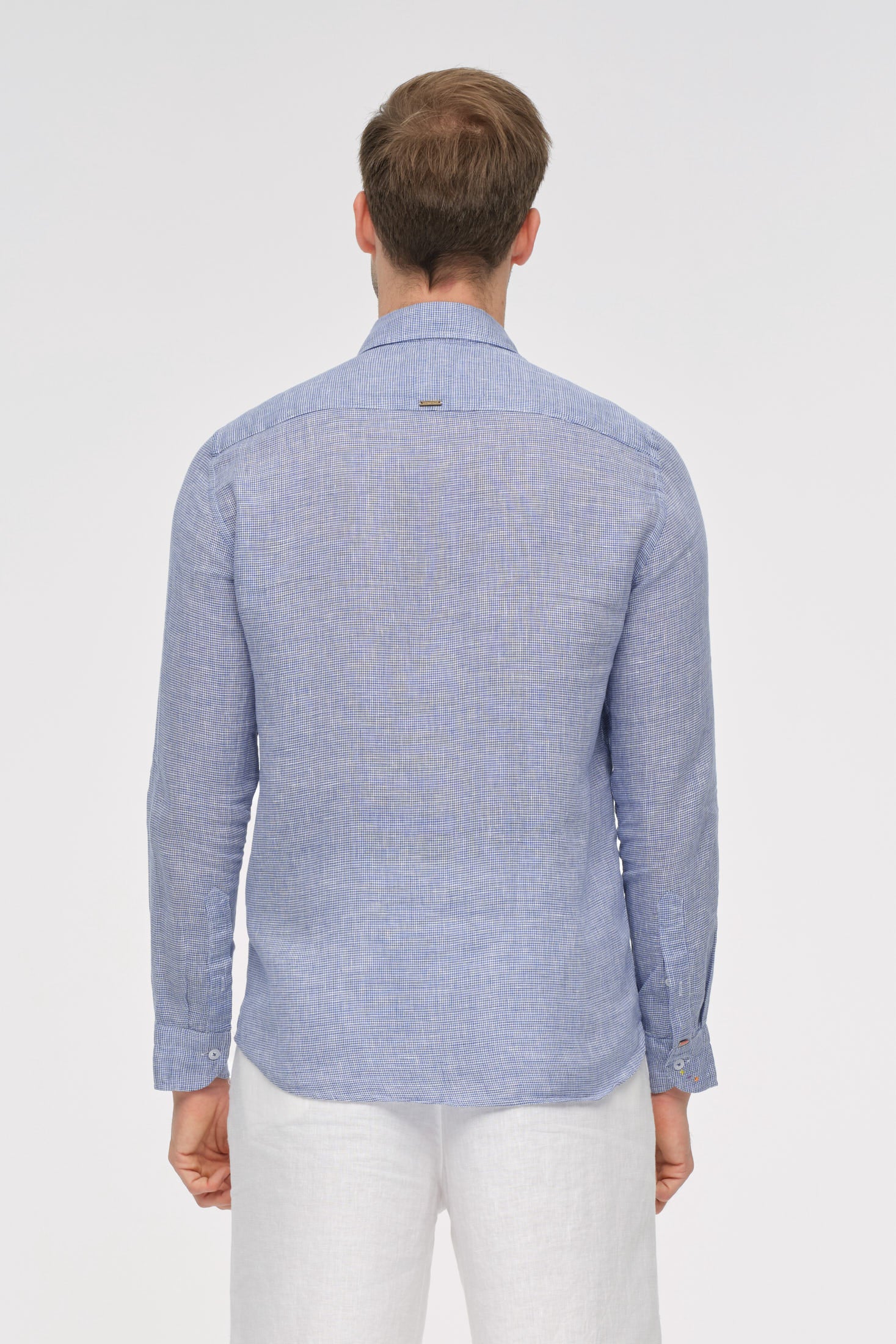 Textured Linen Shirt | Lightweight Summer Refinement – Model 2028