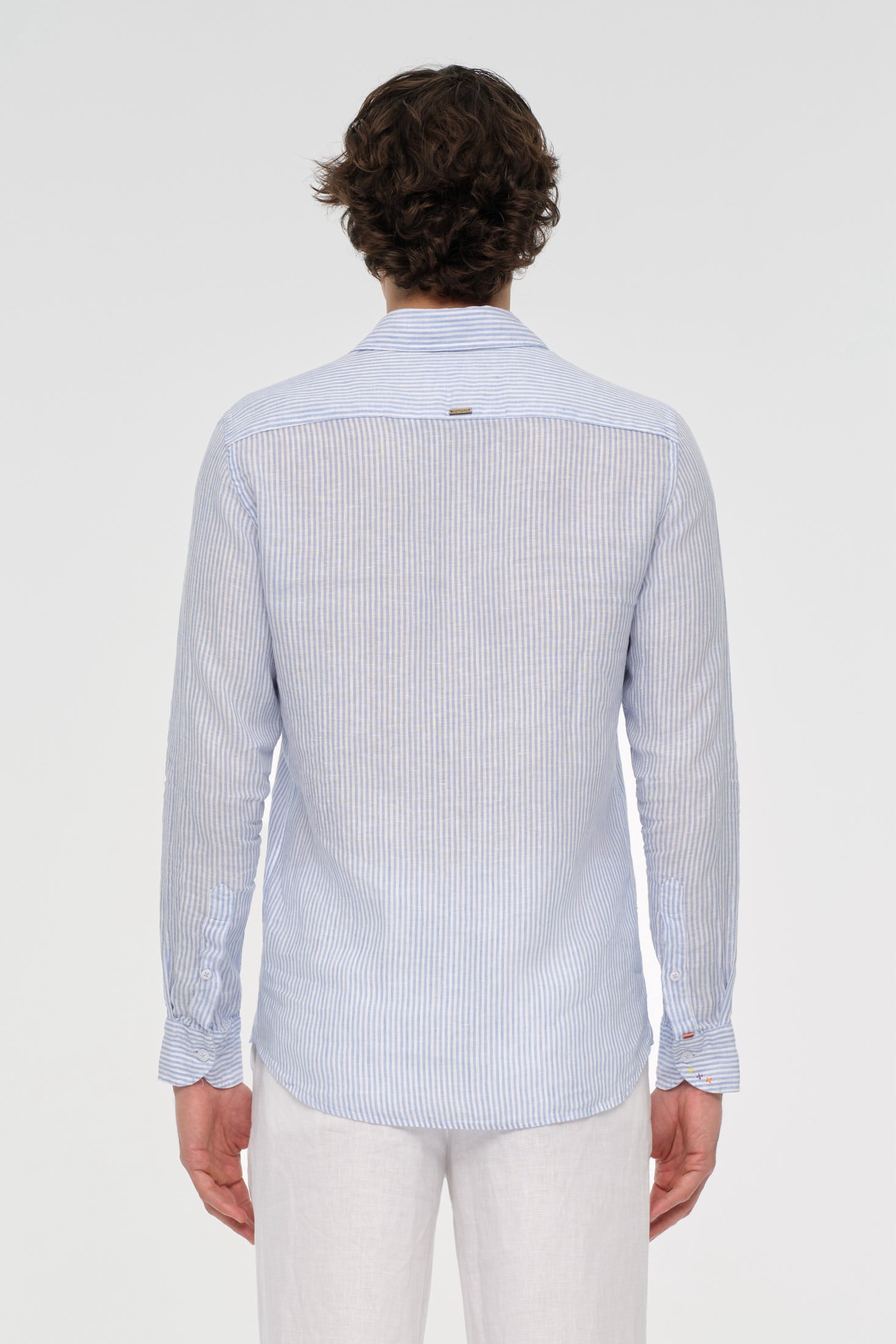 Striped Linen Shirt | Effortless Summer Tailoring – Model 2027