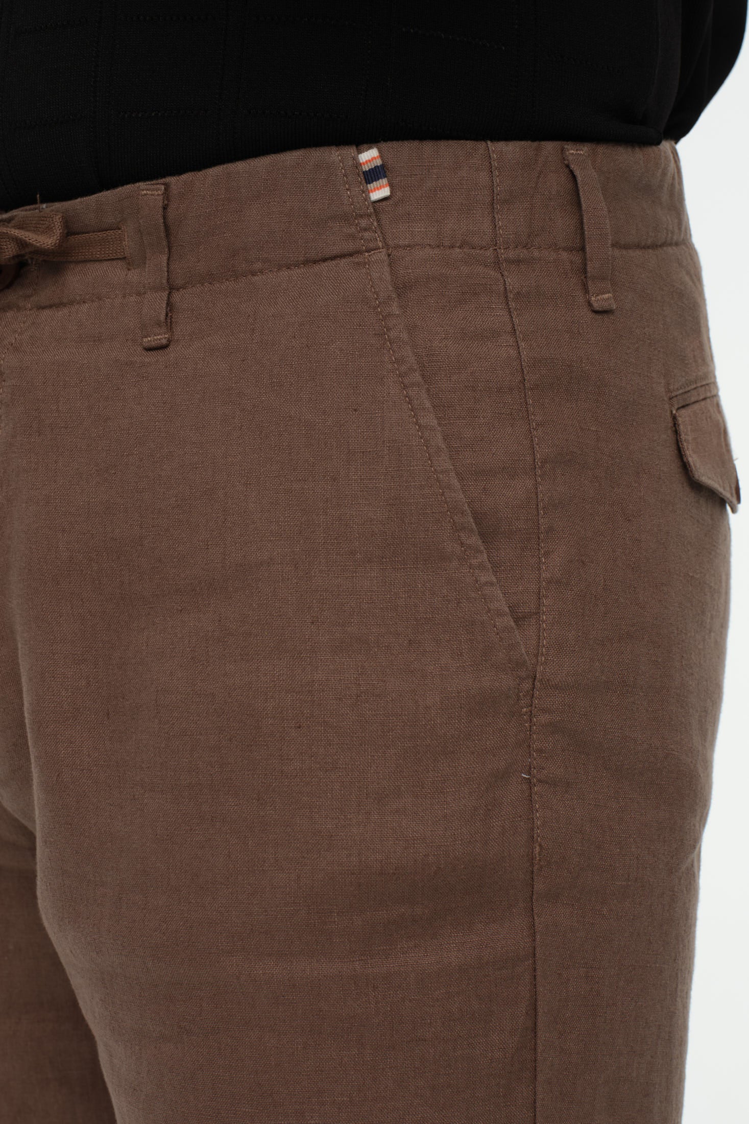 Premium Linen Drawstring Shorts in 100% Linen | Effortless Summer Comfort – Model 1438