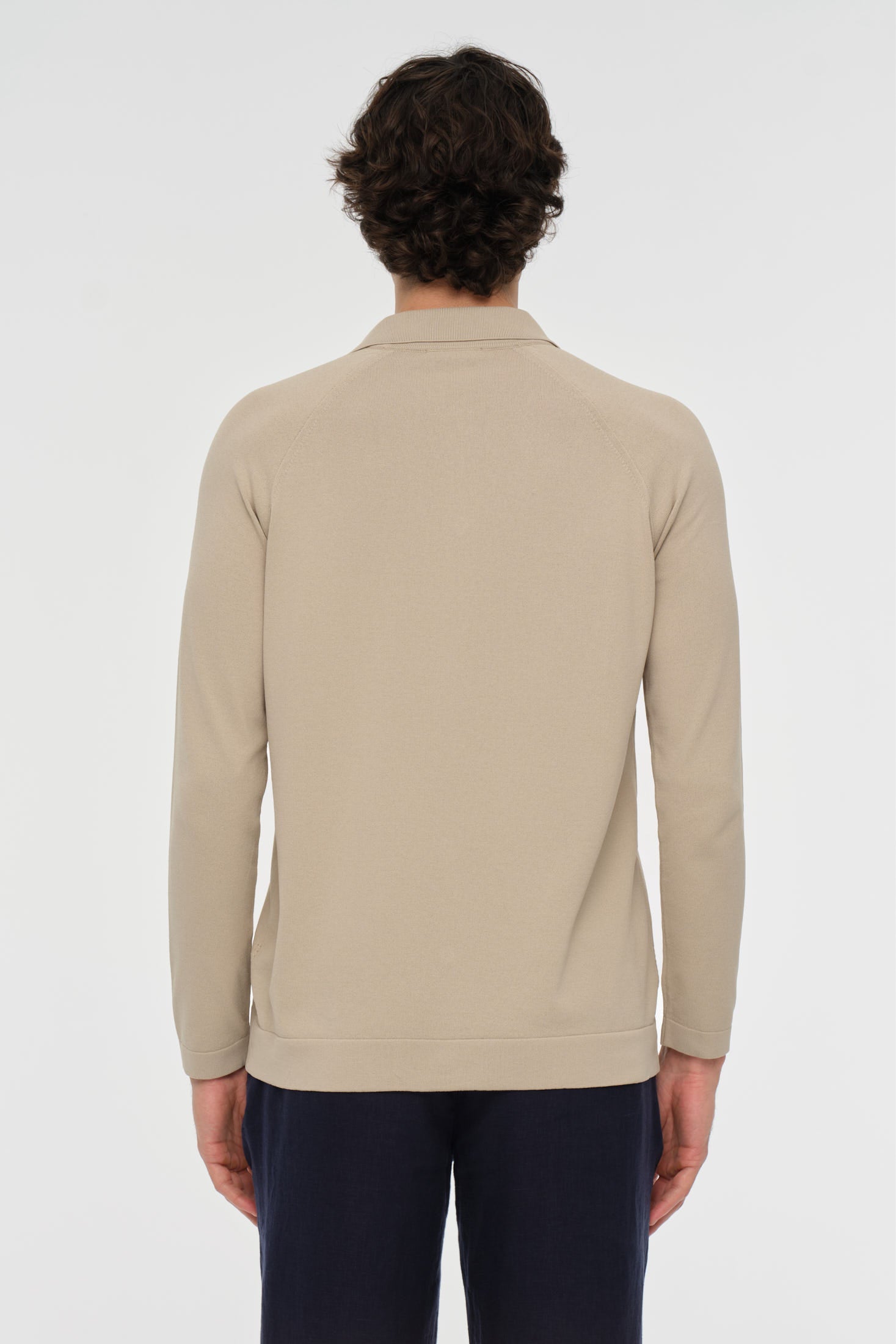 Premium gebreide herencardigan met knopen – textuurpaneelontwerp | Stijl 8029