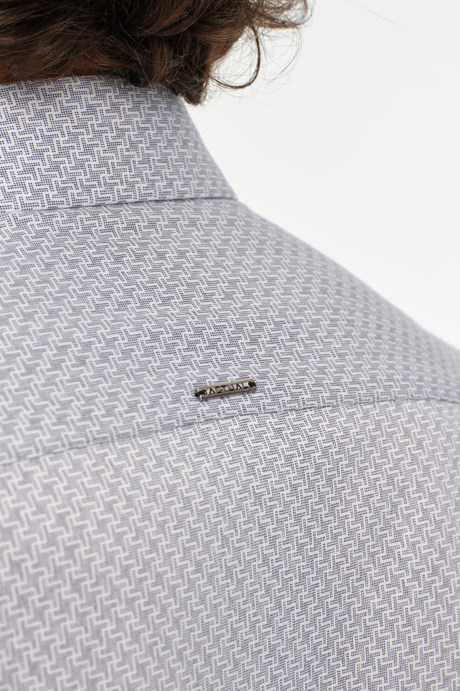 Bedrucktes Strick-Baumwollhemd | Weicher Griff Alltägliche Eleganz aus 100% Baumwolle – Modell 2031