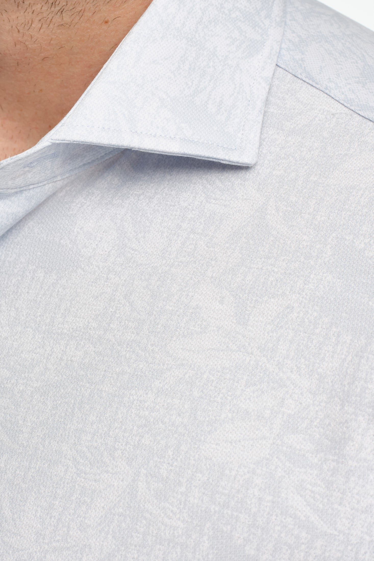 Bedrucktes Strick-Baumwollhemd | Weiche Alltags-Eleganz aus 100% Baumwolle – Modell 2036