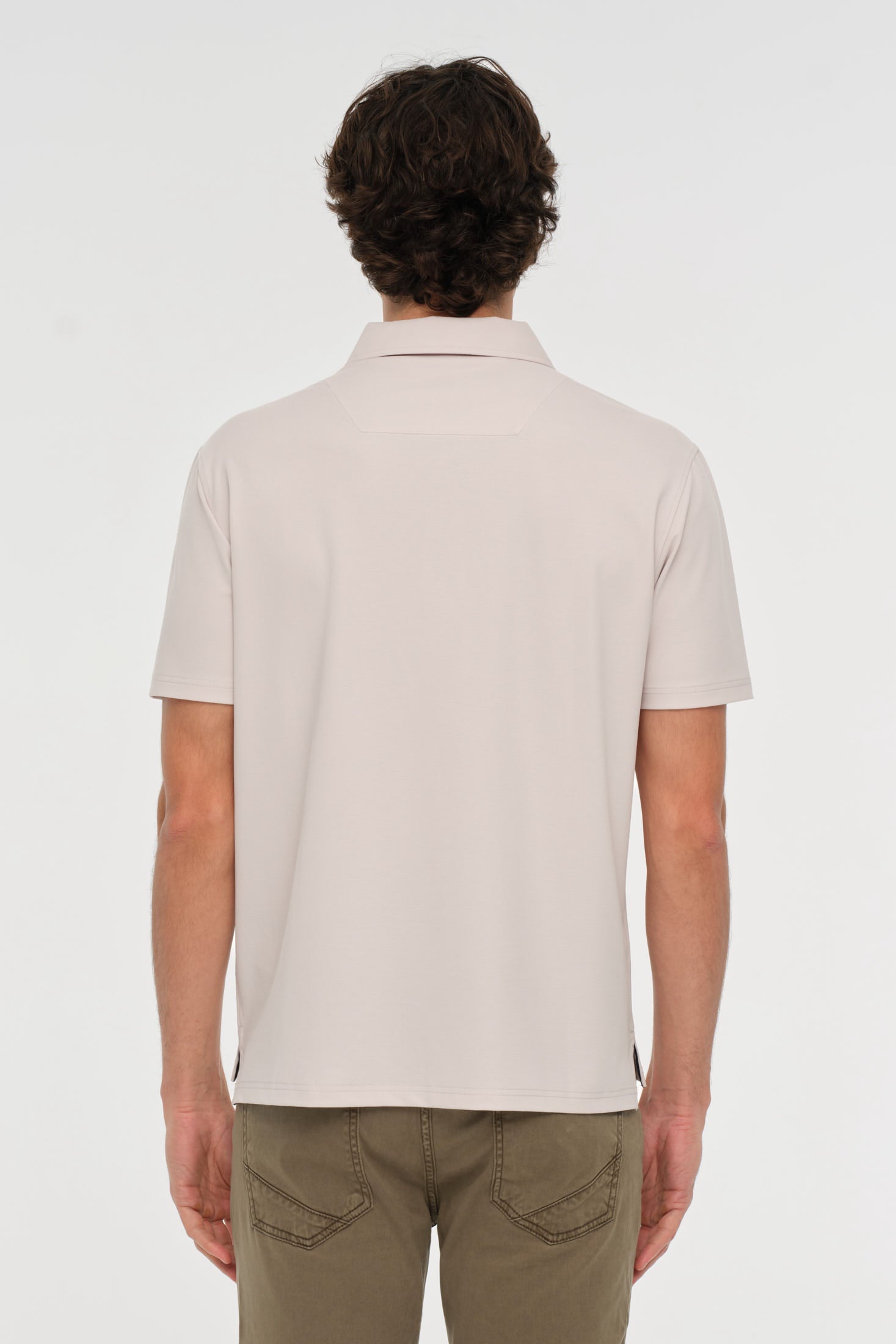 Tailliertes Zip-Polo-Shirt | TENCEL™ Stretch-Mix für modernen Business-Casual – Modell 8039