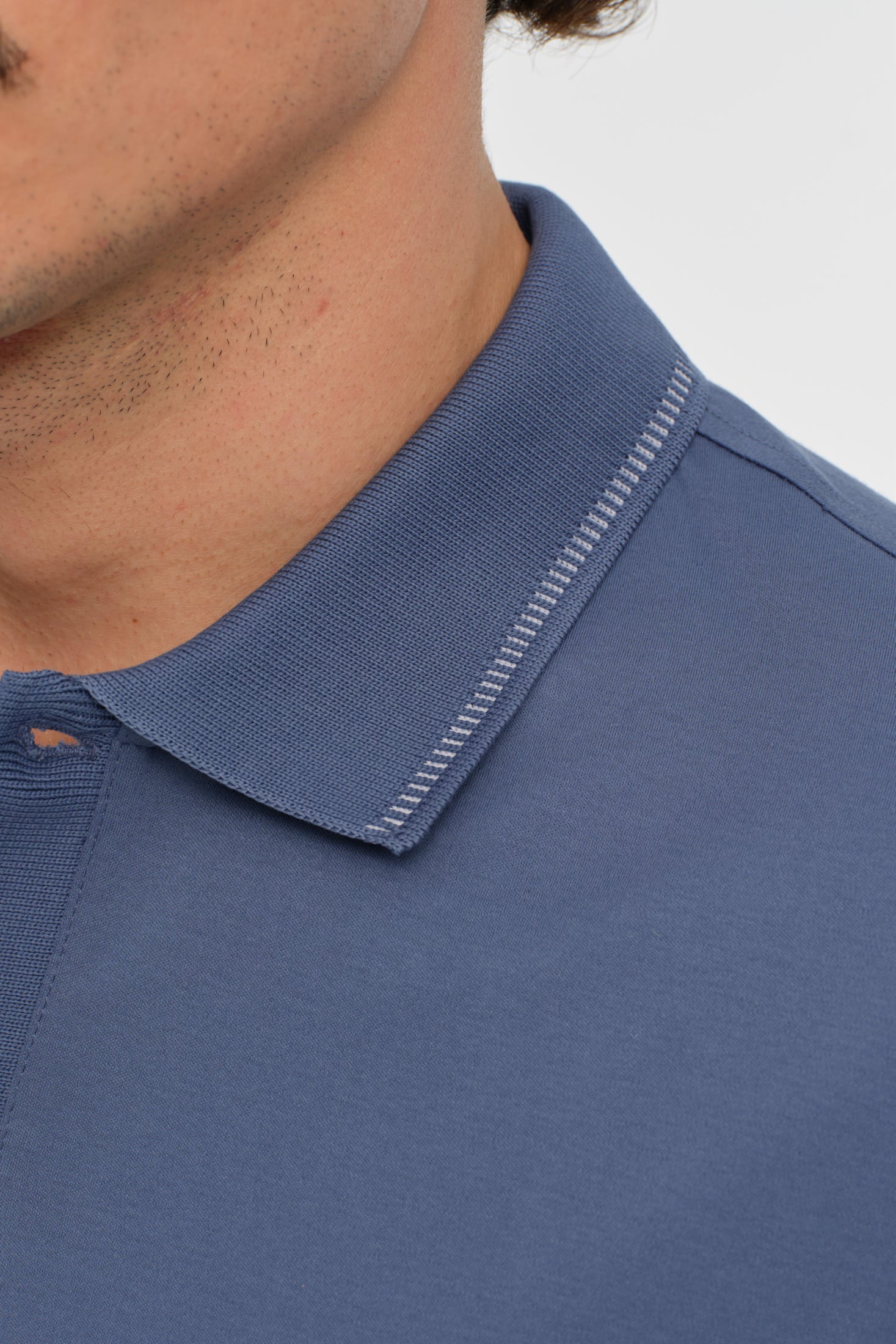 Mercerized Cotton Polo Shirt | Refined Everyday Essential – Model 8034