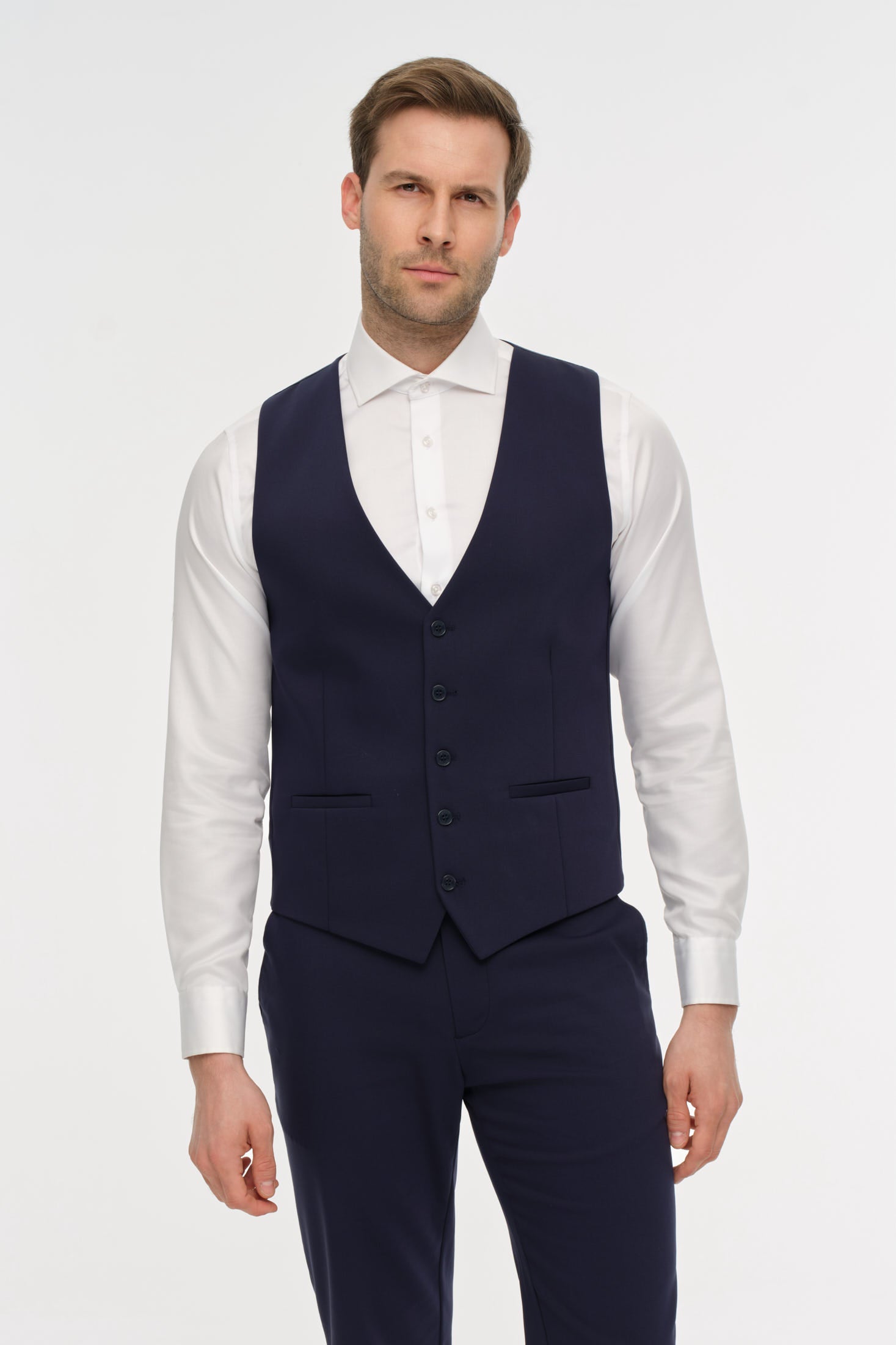Getailleerd gilet | Clean Formal Essential – Model W-001