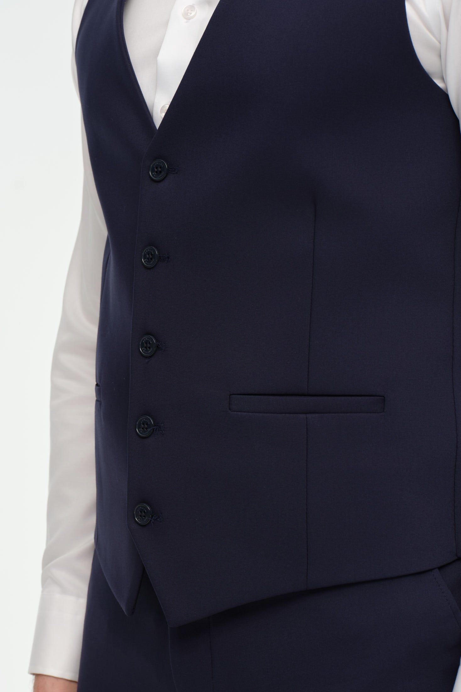 Getailleerd gilet | Clean Formal Essential – Model W-001