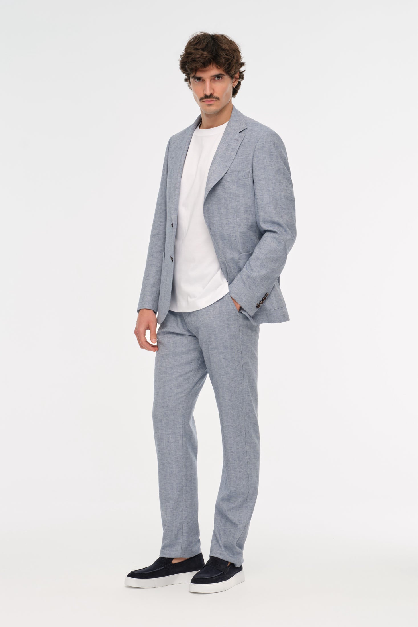 Tailored Fit Blazer | Modern Linen Blend – Model 4082