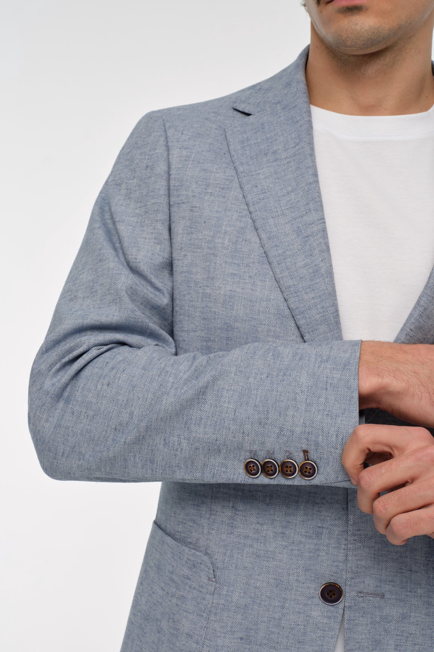 Tailored Fit Blazer | Modern Linen Blend – Model 4082