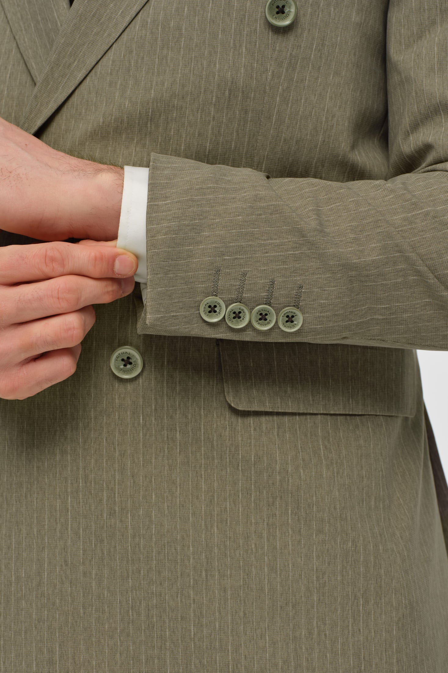 Double-Breasted Tailored Fit Suit | Modern Elegance – Model 4078