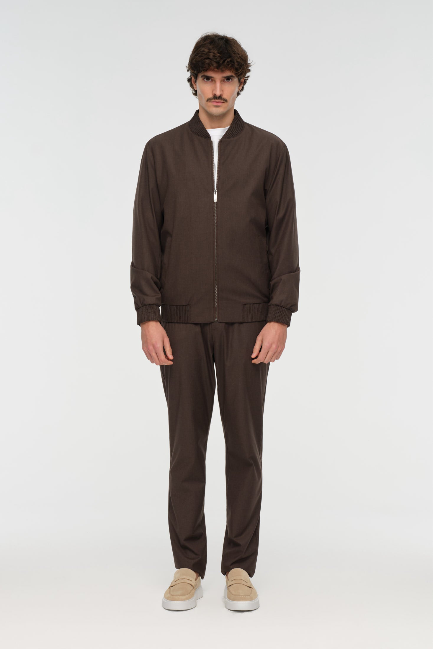 Tailliertes Bomber-Set | Moderner Smart-Casual Anzug – Modell 4081