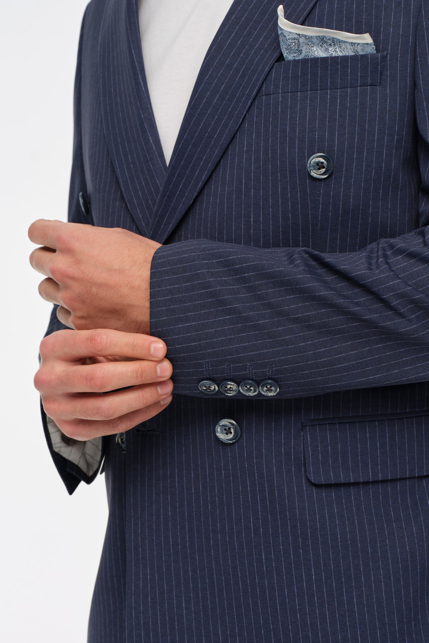 Double-Breasted Tailored Fit Suit | Modern Elegance – Model 4078