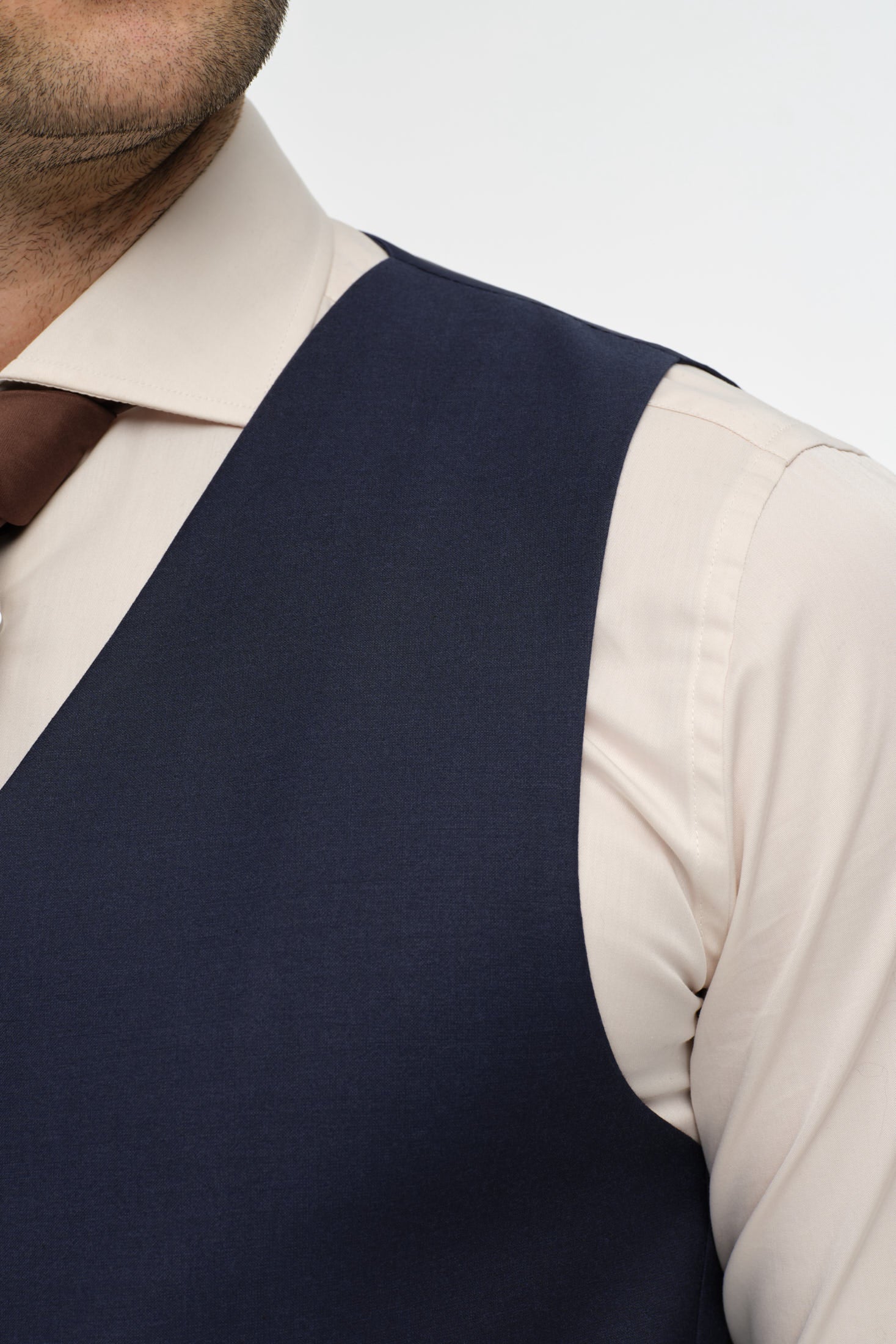 Tailored Vest | Double-Breasted Formal Style – Model W-002