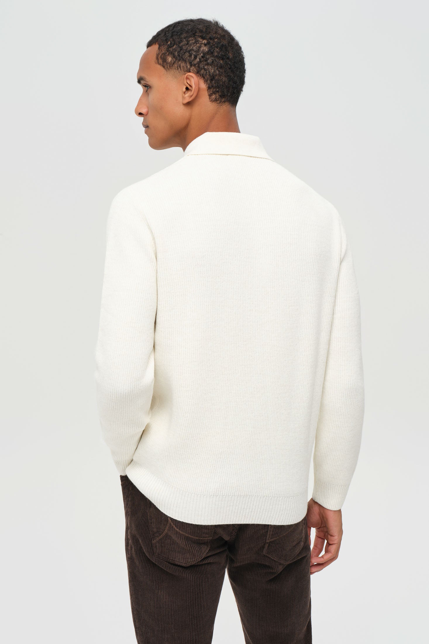 Hochwertiger Herren-Strickpullover mit halbem Reißverschluss – Weiches Stretchmaterial | Modell 8024