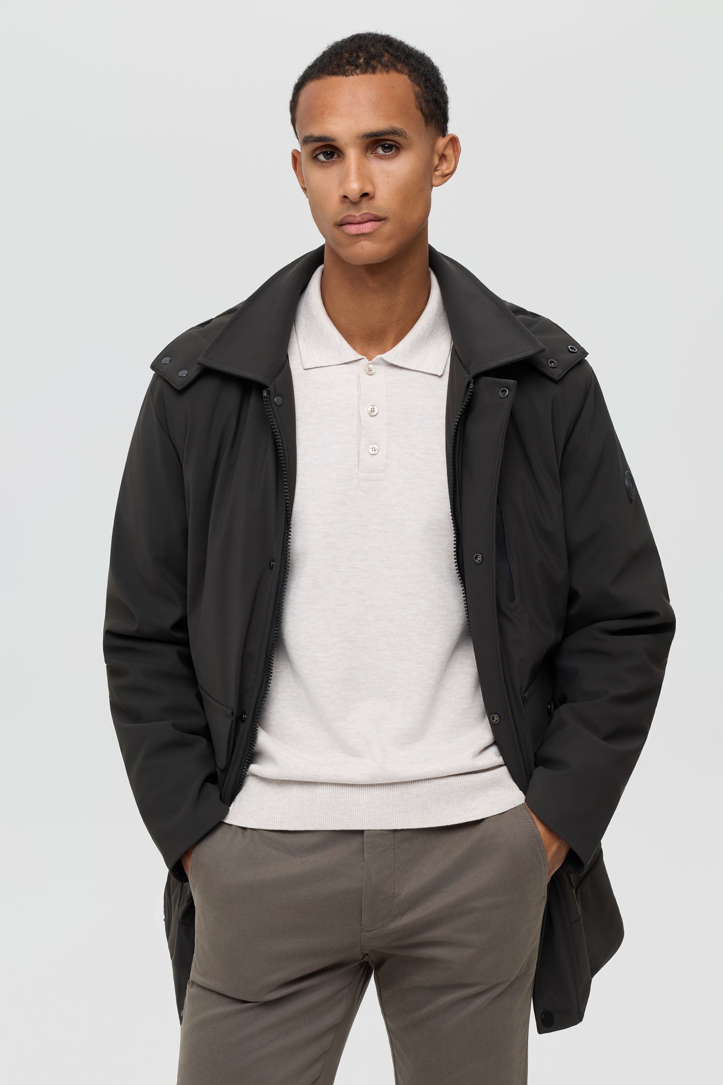 Hochwertiger Herren-Steppmantel – Technisches Isoliergewebe | Modell 6062