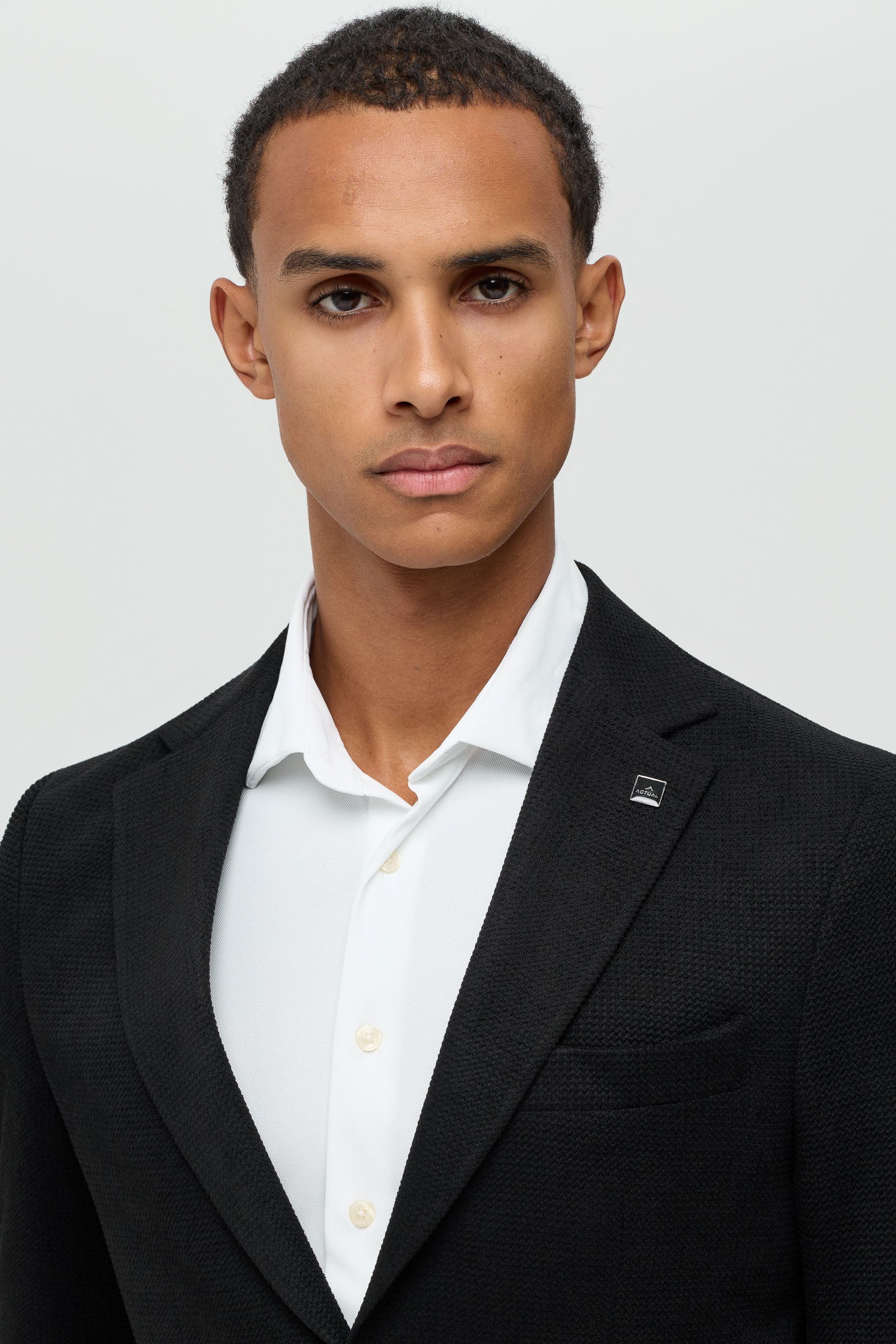 Men’s Premium Knit Blazer – Textured Comfort Stretch | Style 7182