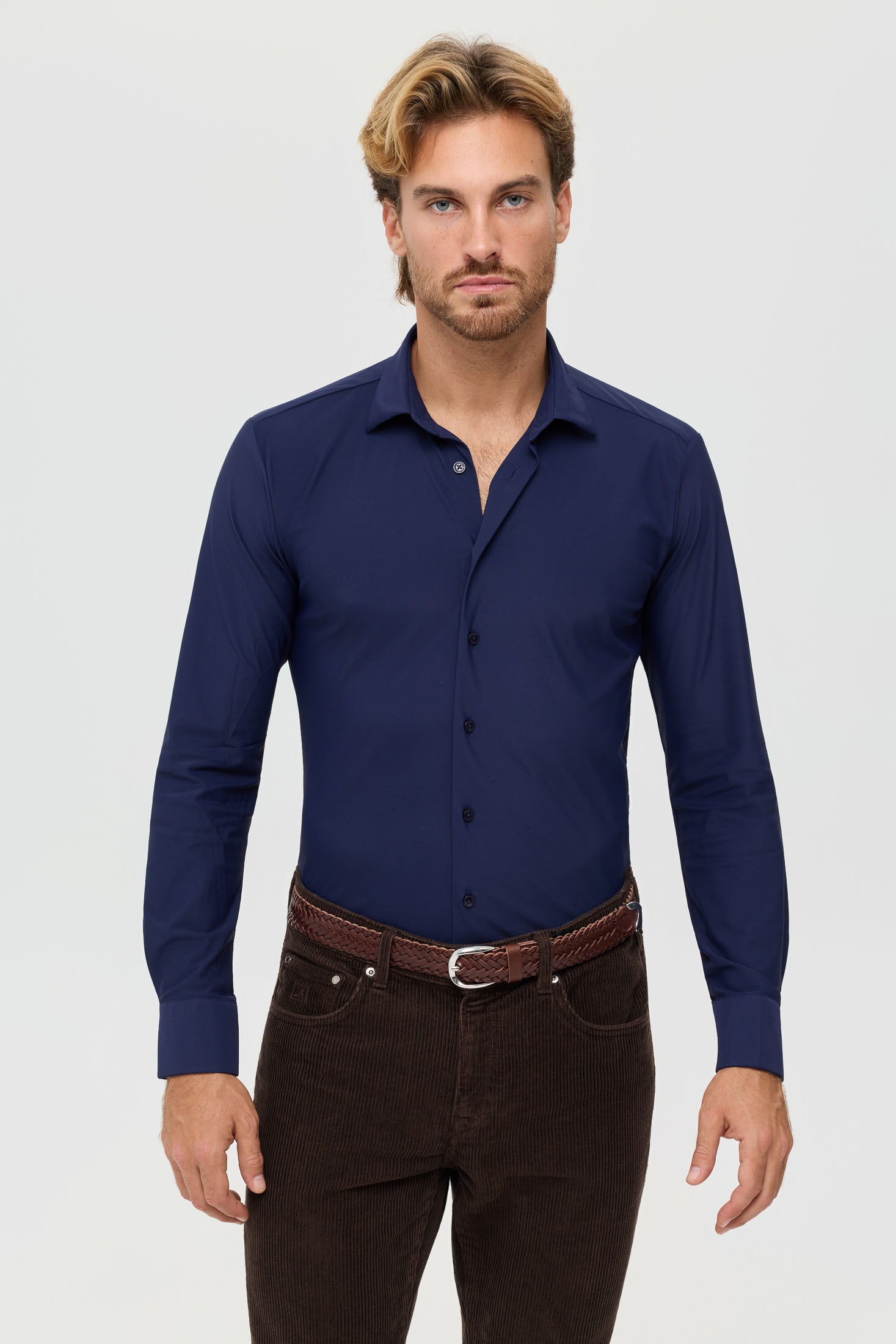 Men’s Slim Fit Performance Stretch Shirt | Style 25-047