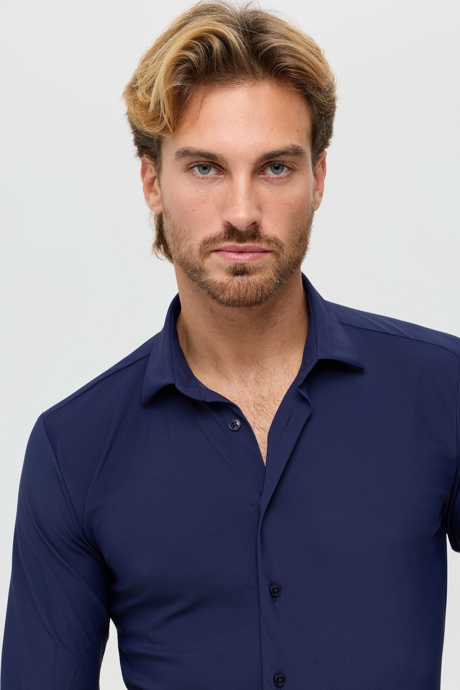 Men’s Slim Fit Performance Stretch Shirt | Style 25-047