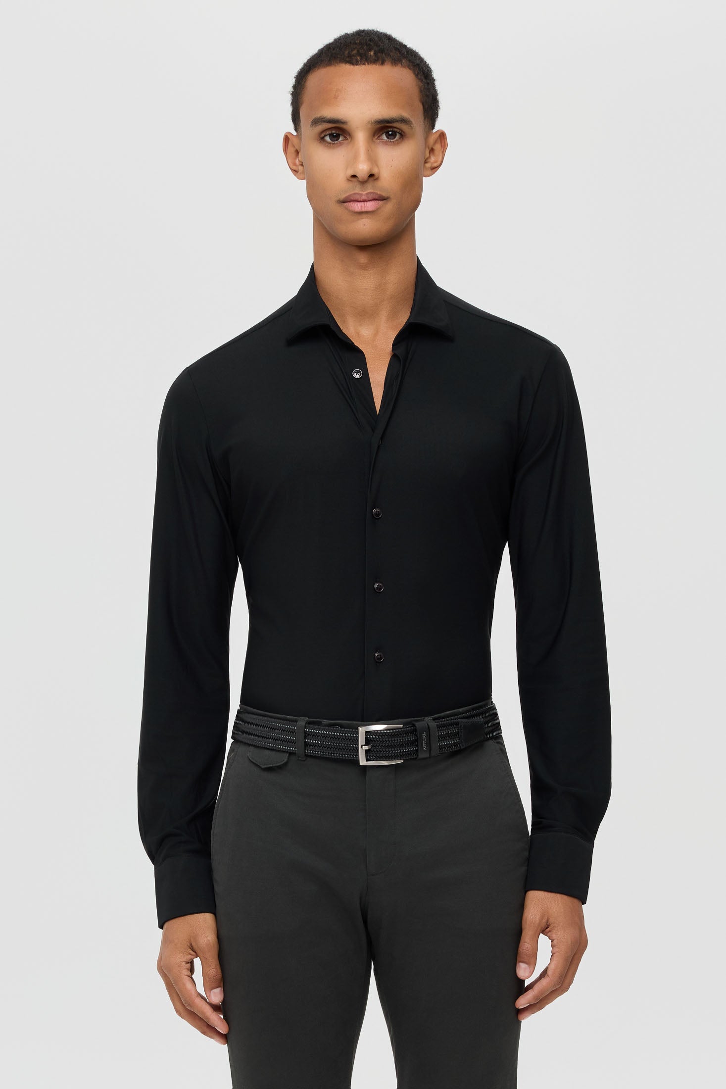 Men’s Slim Fit Performance Stretch Shirt | Style 25-047
