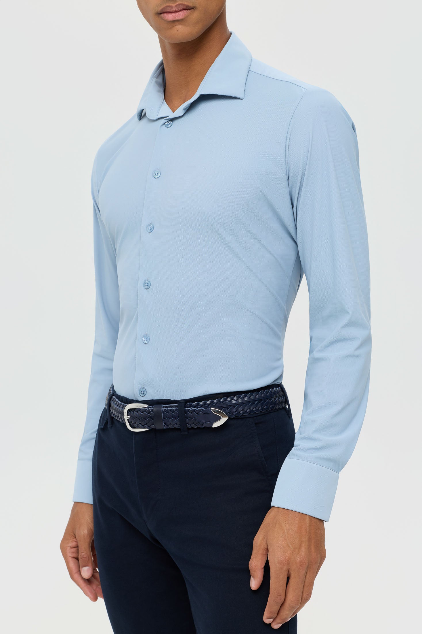 Men’s Slim Fit Performance Stretch Shirt | Style 25-047