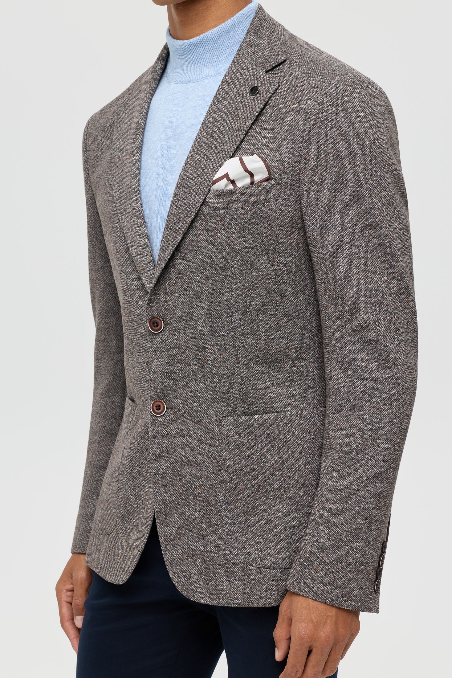 Men’s Premium Knit Blazer – Heritage Texture | Style 7184
