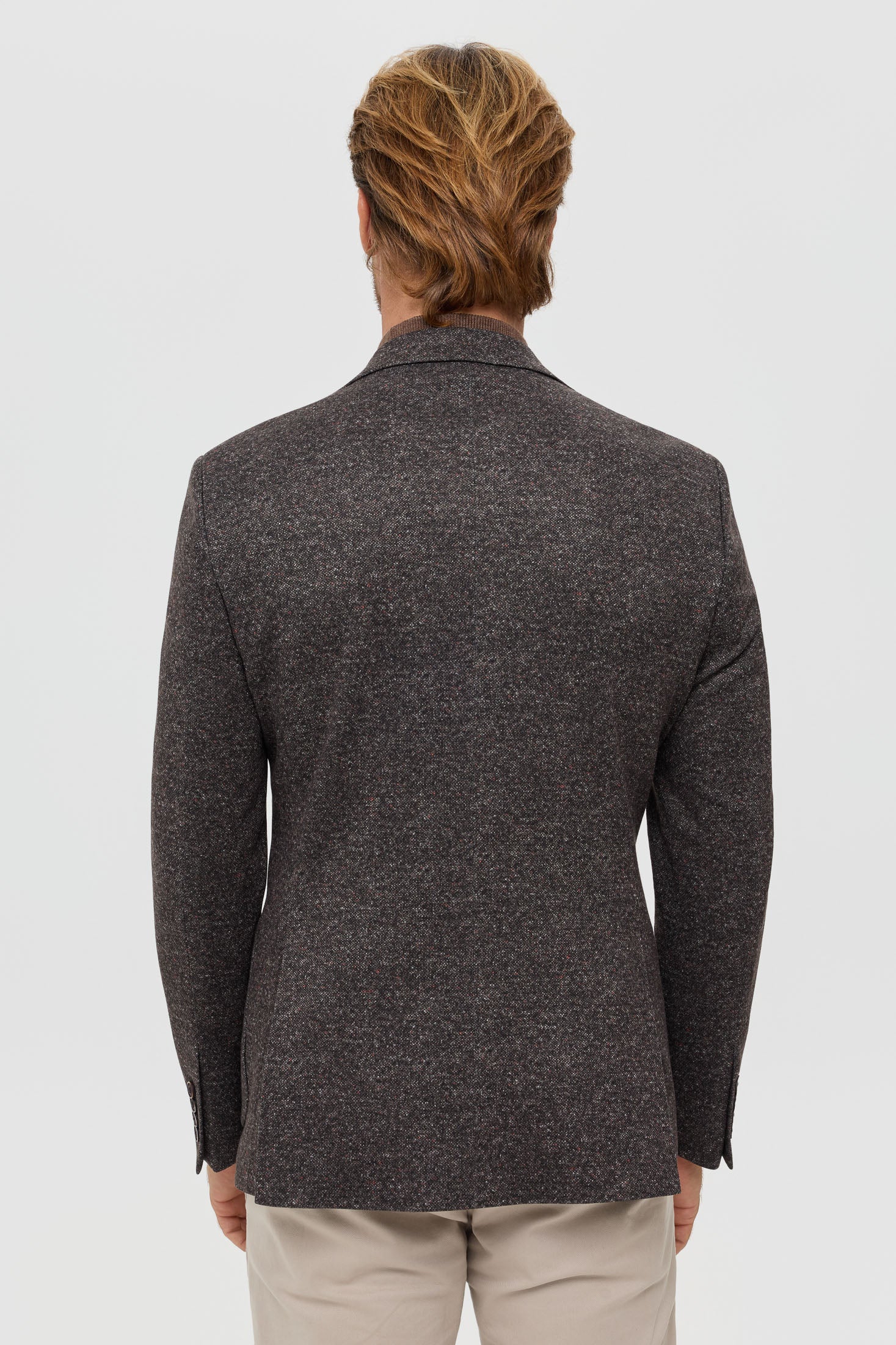 Men’s Premium Knit Blazer – Heritage Texture | Style 7184