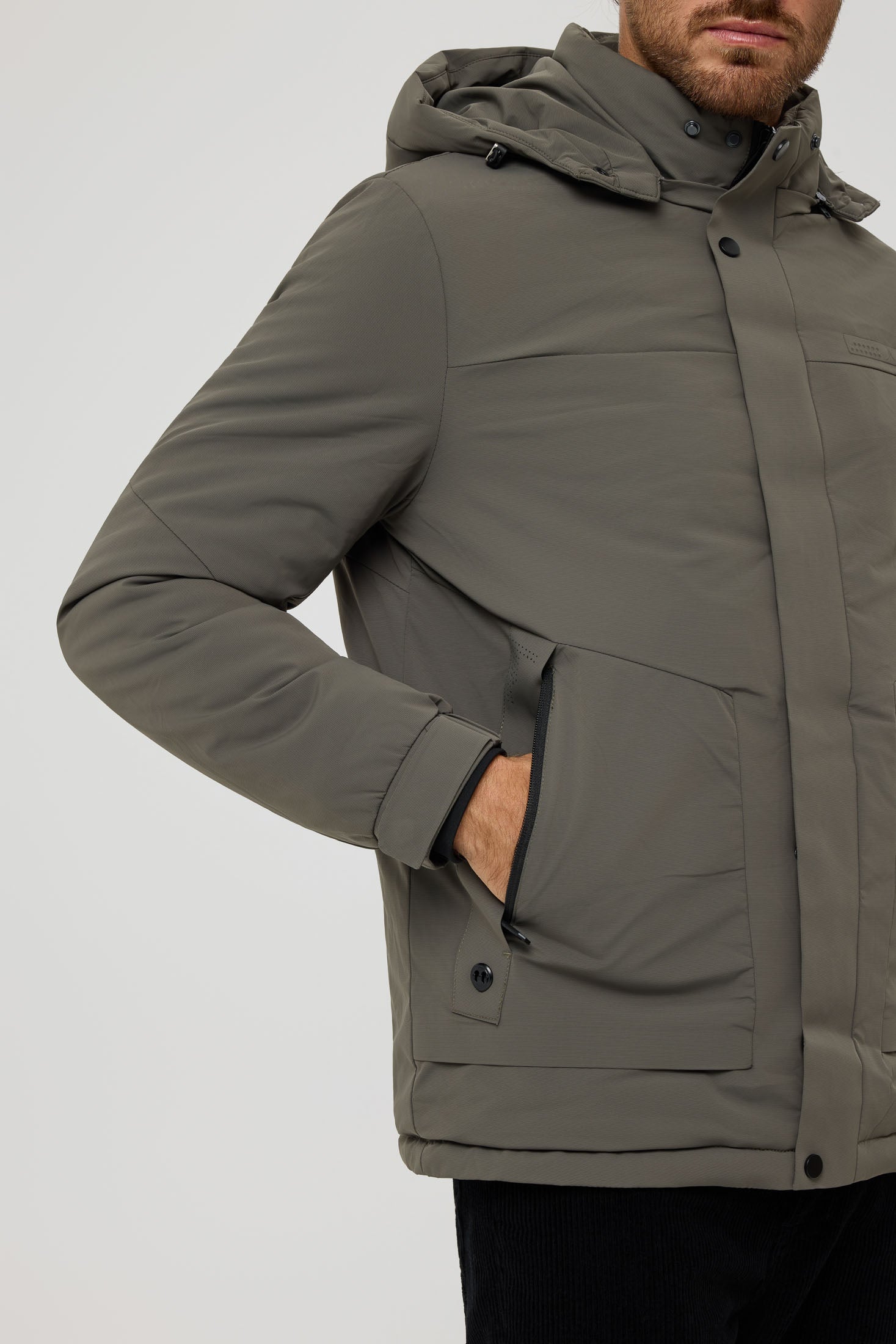 Men's Premium Puffer Coat – Technical Insulated Fabric | Style 6061