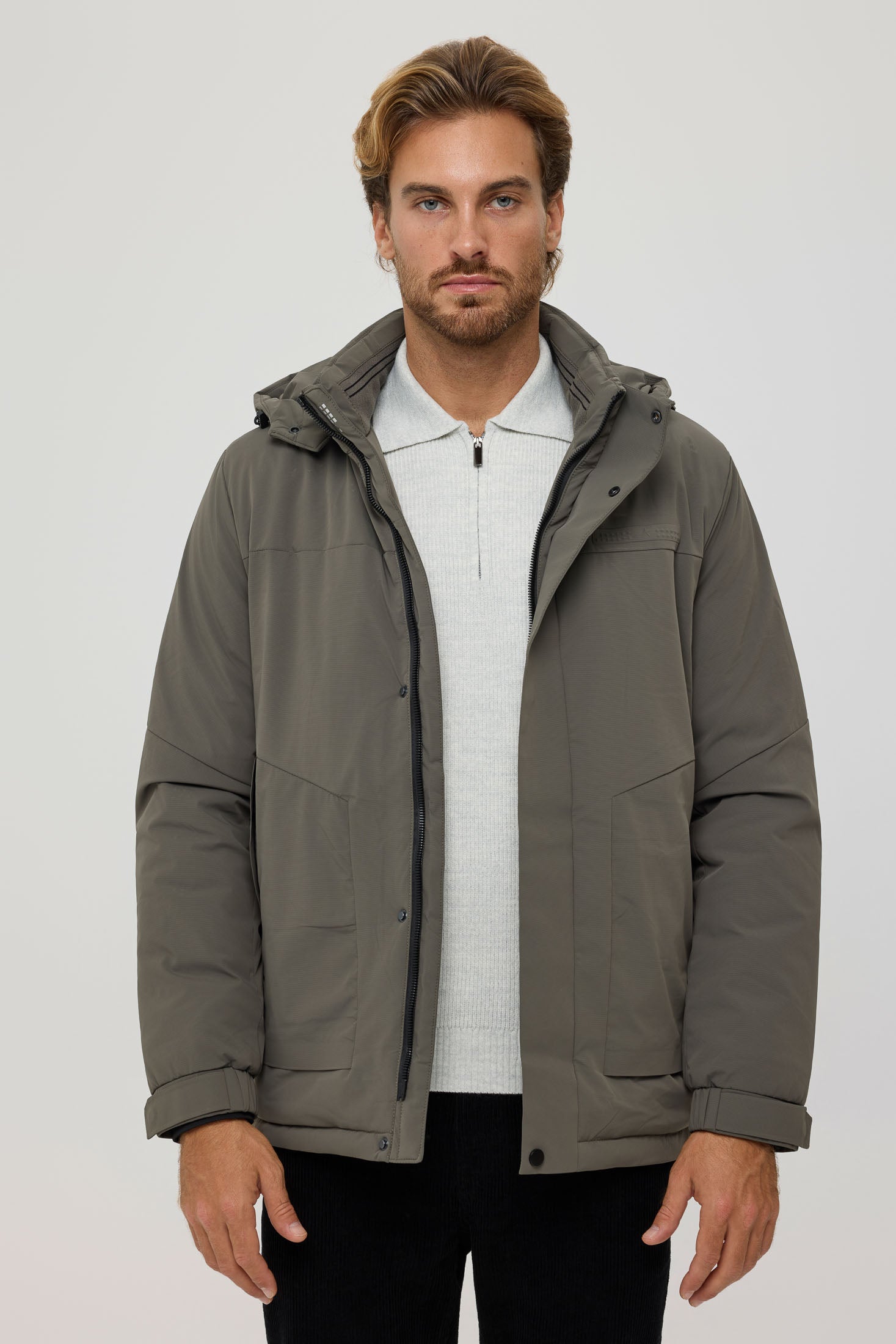Men's Premium Puffer Coat – Technical Insulated Fabric | Style 6061