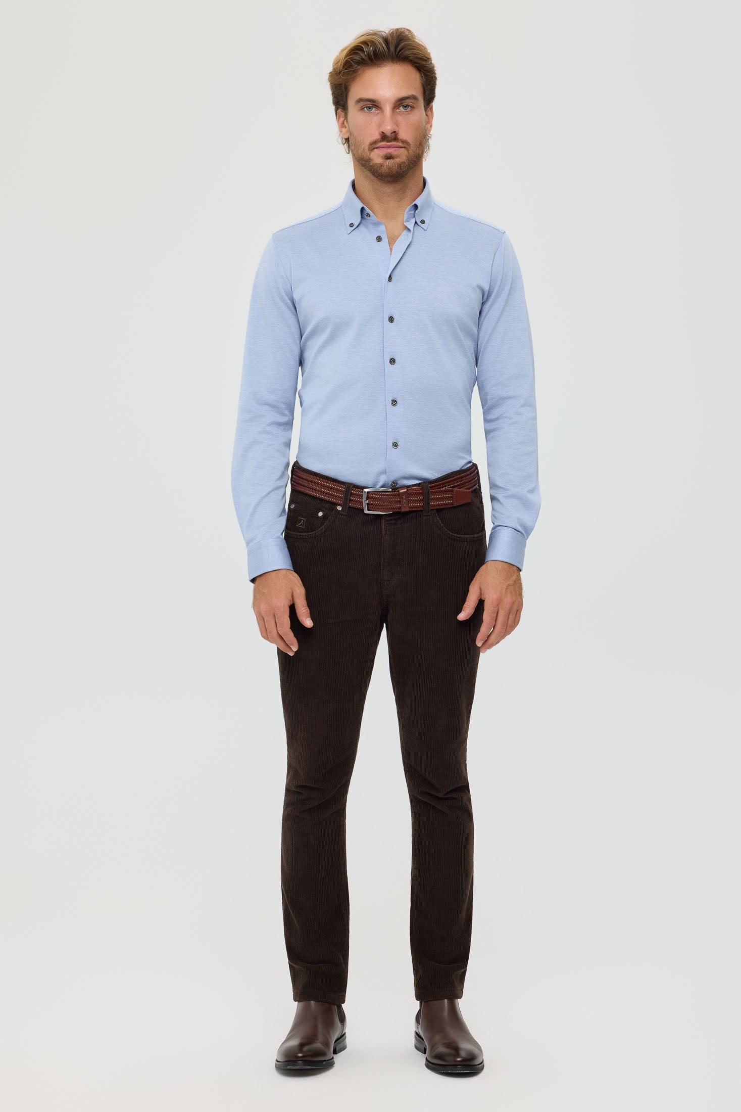 Men’s Premium Business Shirt – Stretch Cotton Comfort | Style 25-007