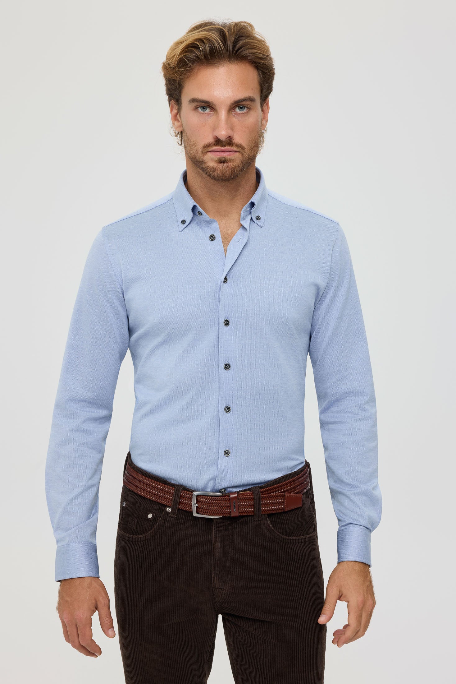 Men’s Premium Business Shirt – Stretch Cotton Comfort | Style 25-007