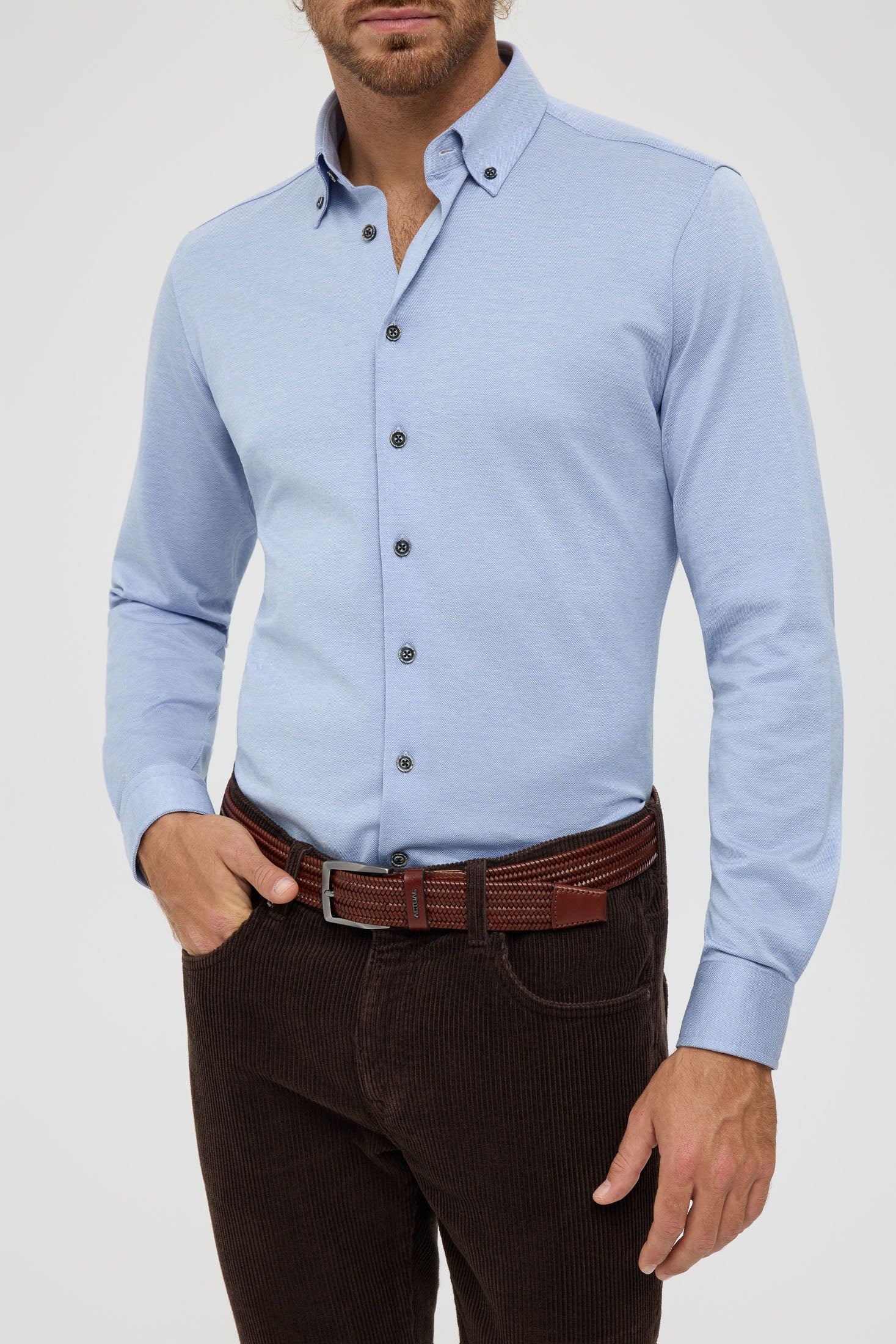 Men’s Premium Business Shirt – Stretch Cotton Comfort | Style 25-007