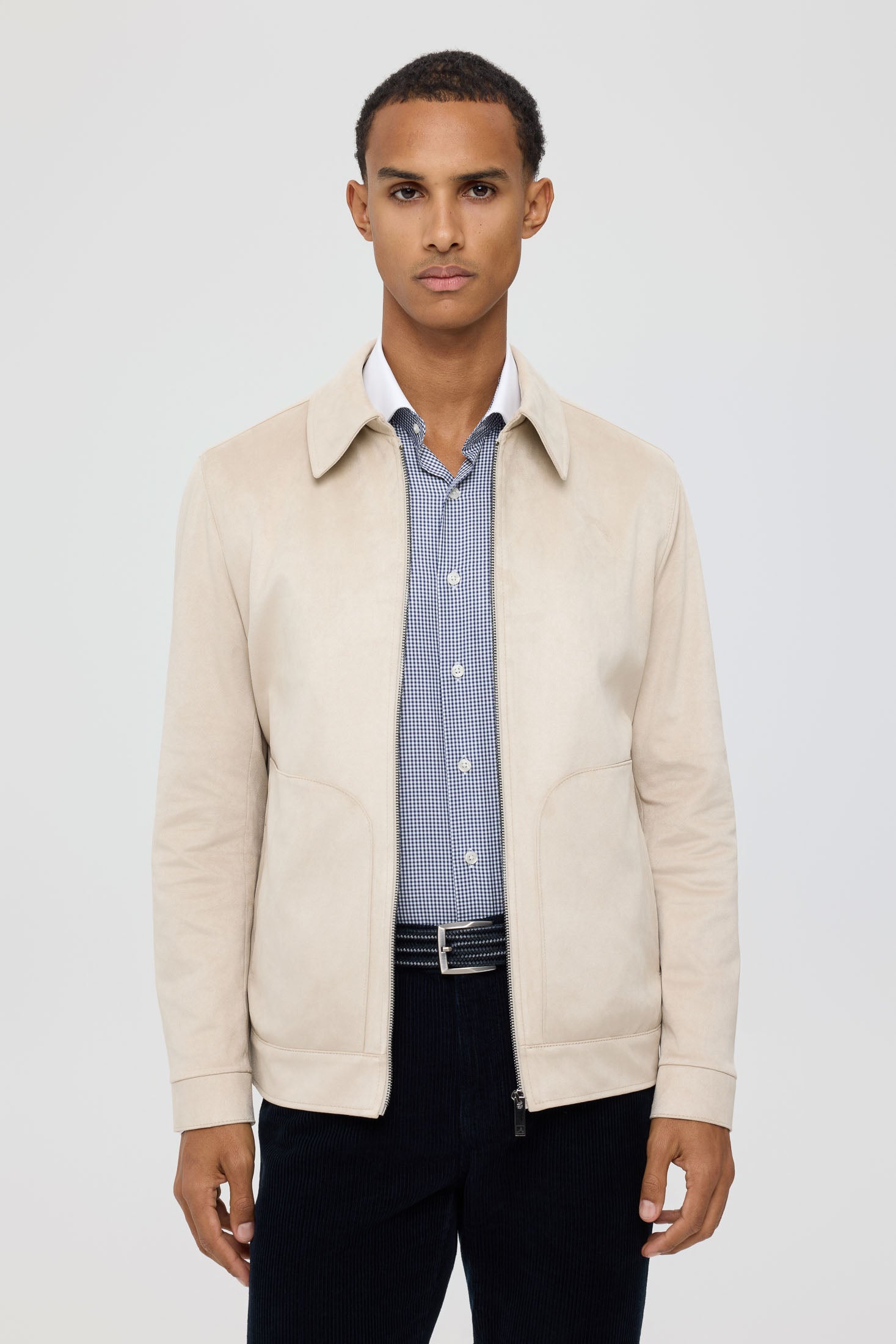 Men's Premium Jacket – Suede-Effect Nubuck Finish | Style 6063