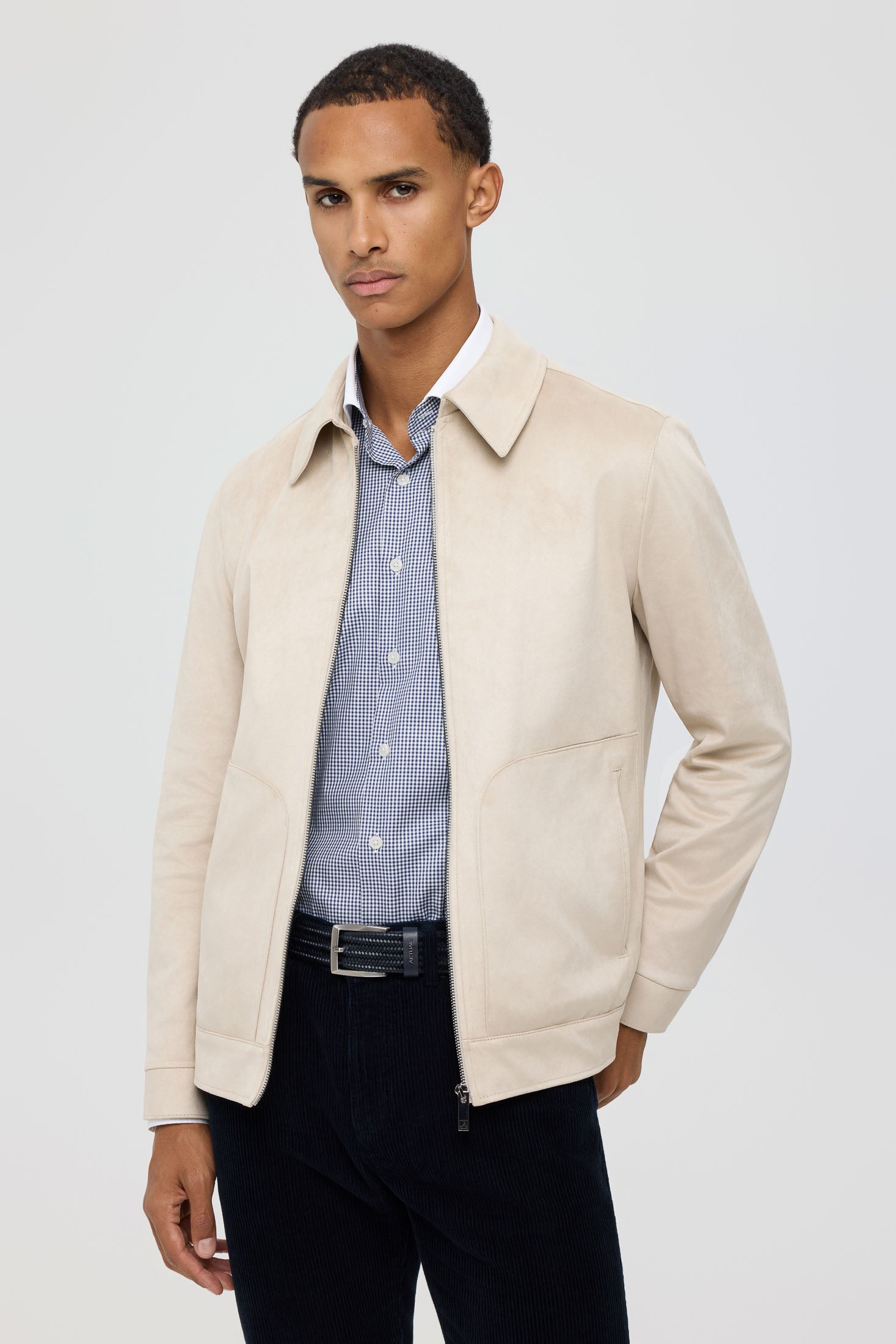 Men's Premium Jacket – Suede-Effect Nubuck Finish | Style 6063