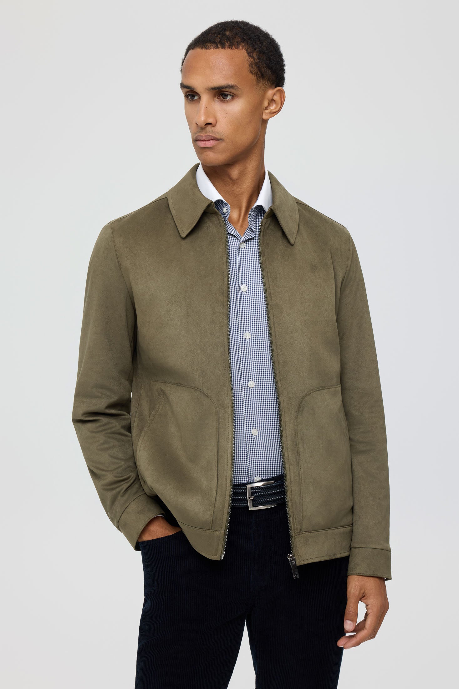 Men's Premium Jacket – Suede-Effect Nubuck Finish | Style 6063